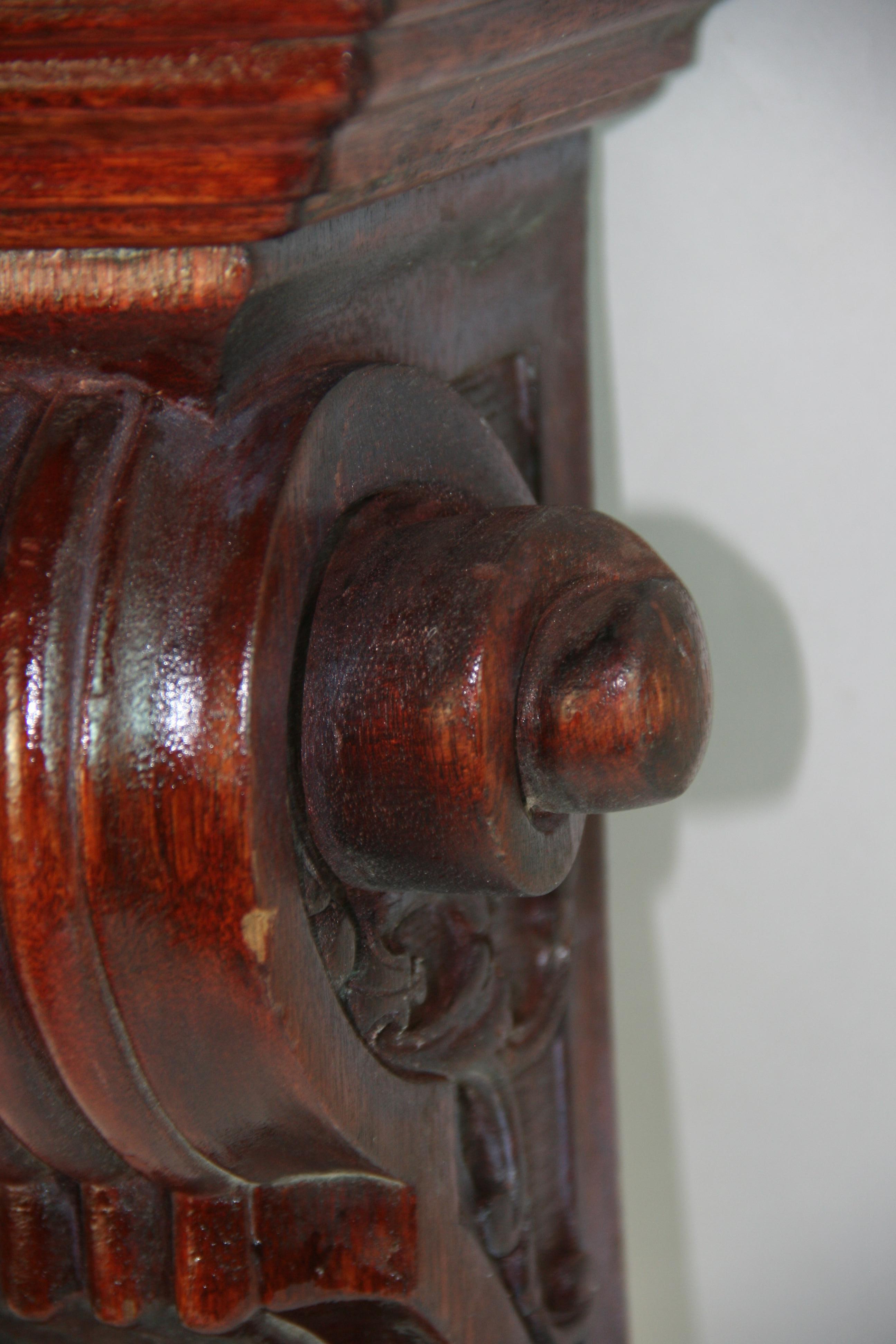 Antique Pair Carved Corbels Architectural Elements For Sale 7