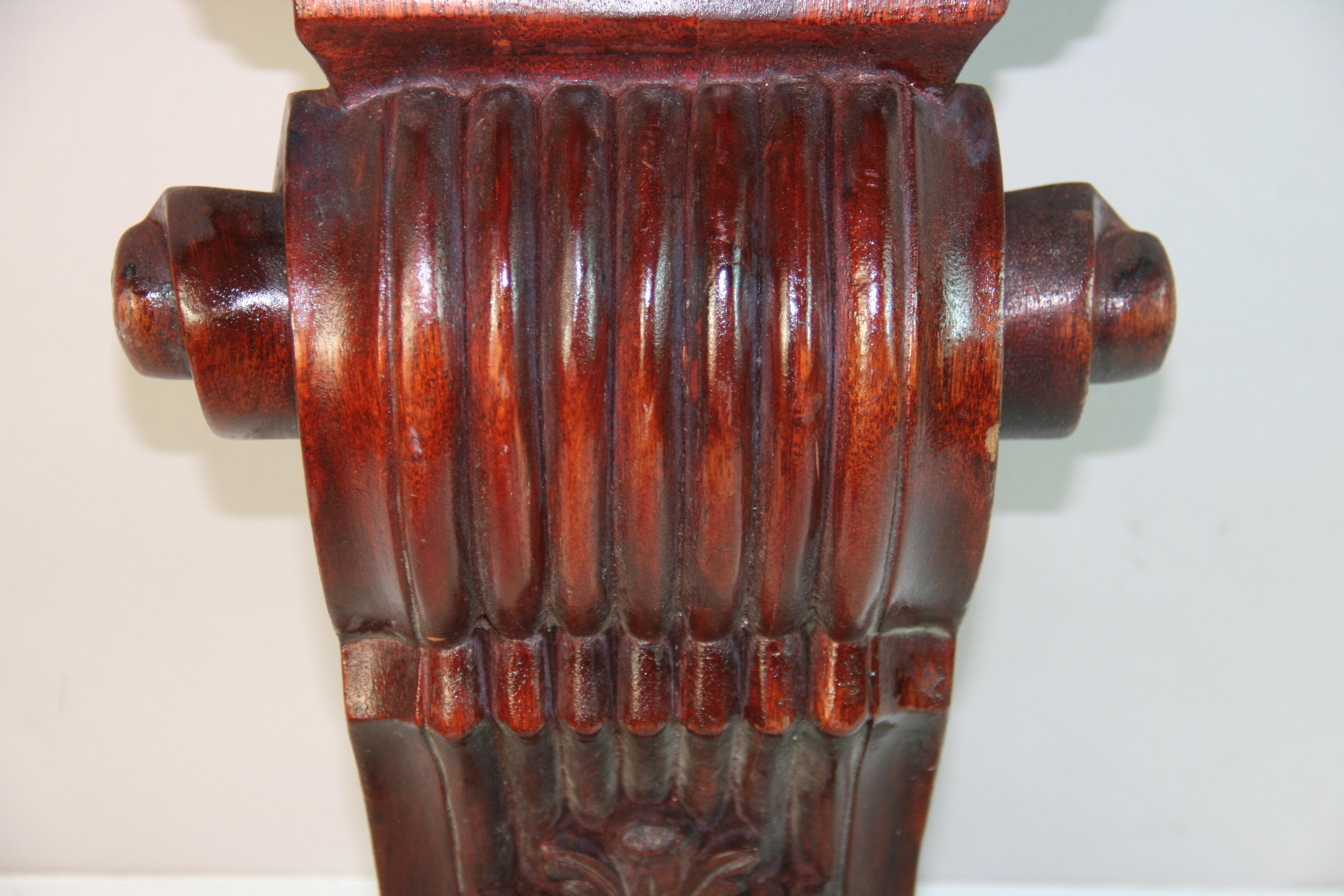 Antique Pair Carved Corbels Architectural Elements For Sale 8