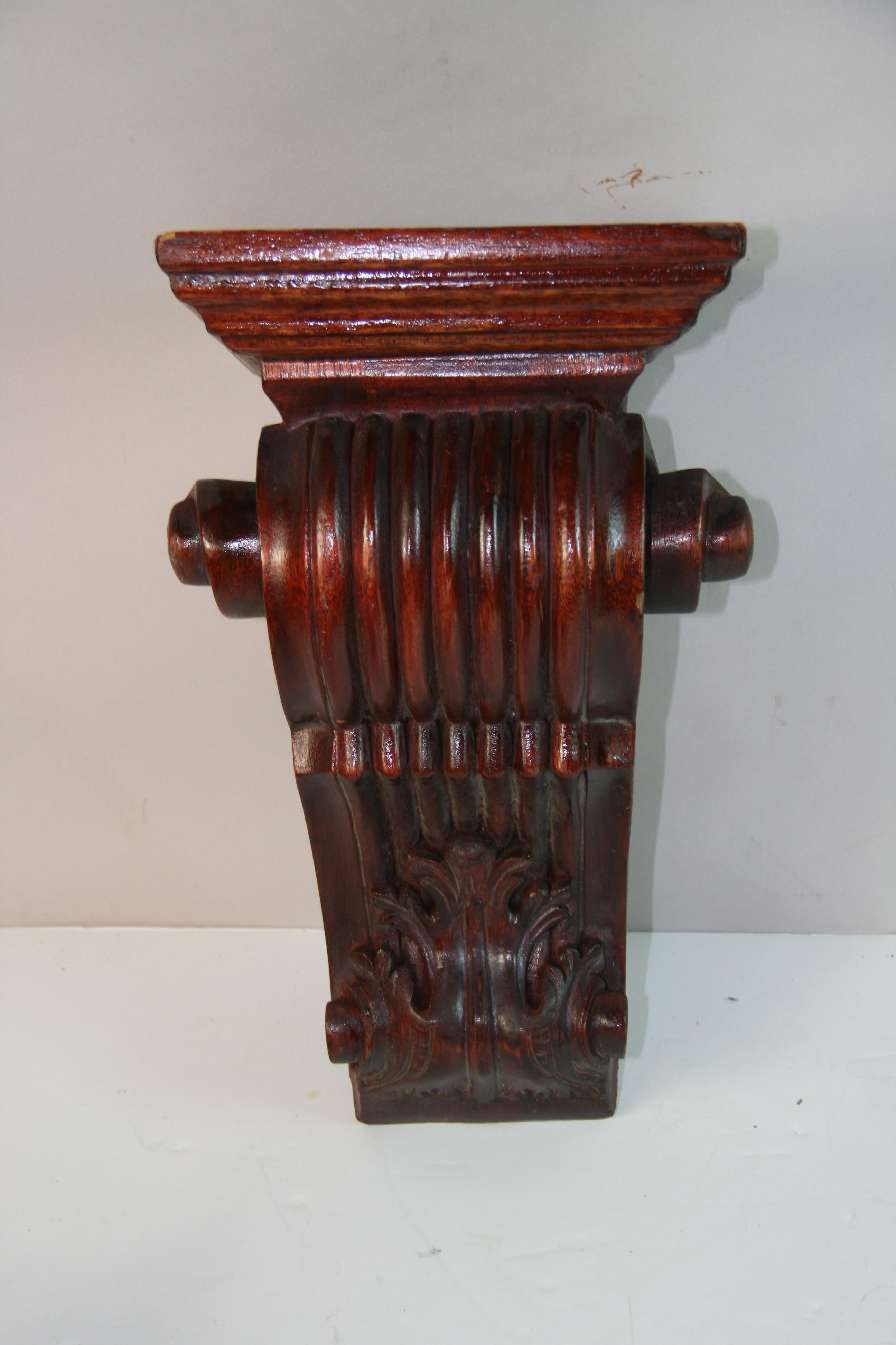 Antique Pair Carved Corbels Architectural Elements For Sale 4