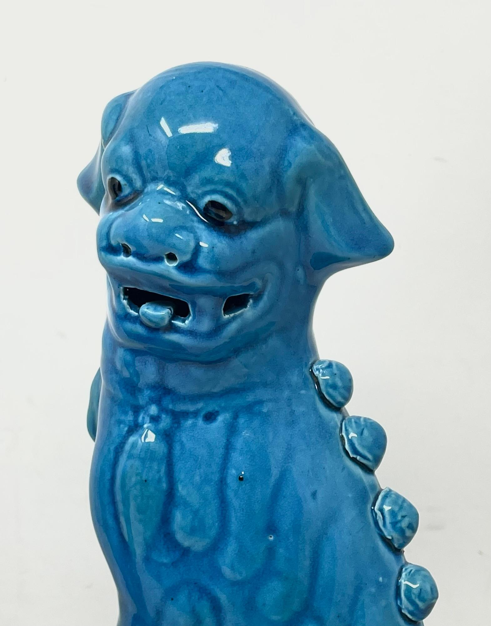 Antique Pair Chinese Export Porcelain Foo Dogs Imperial Lions Republic Period In Good Condition In Dublin, Ireland