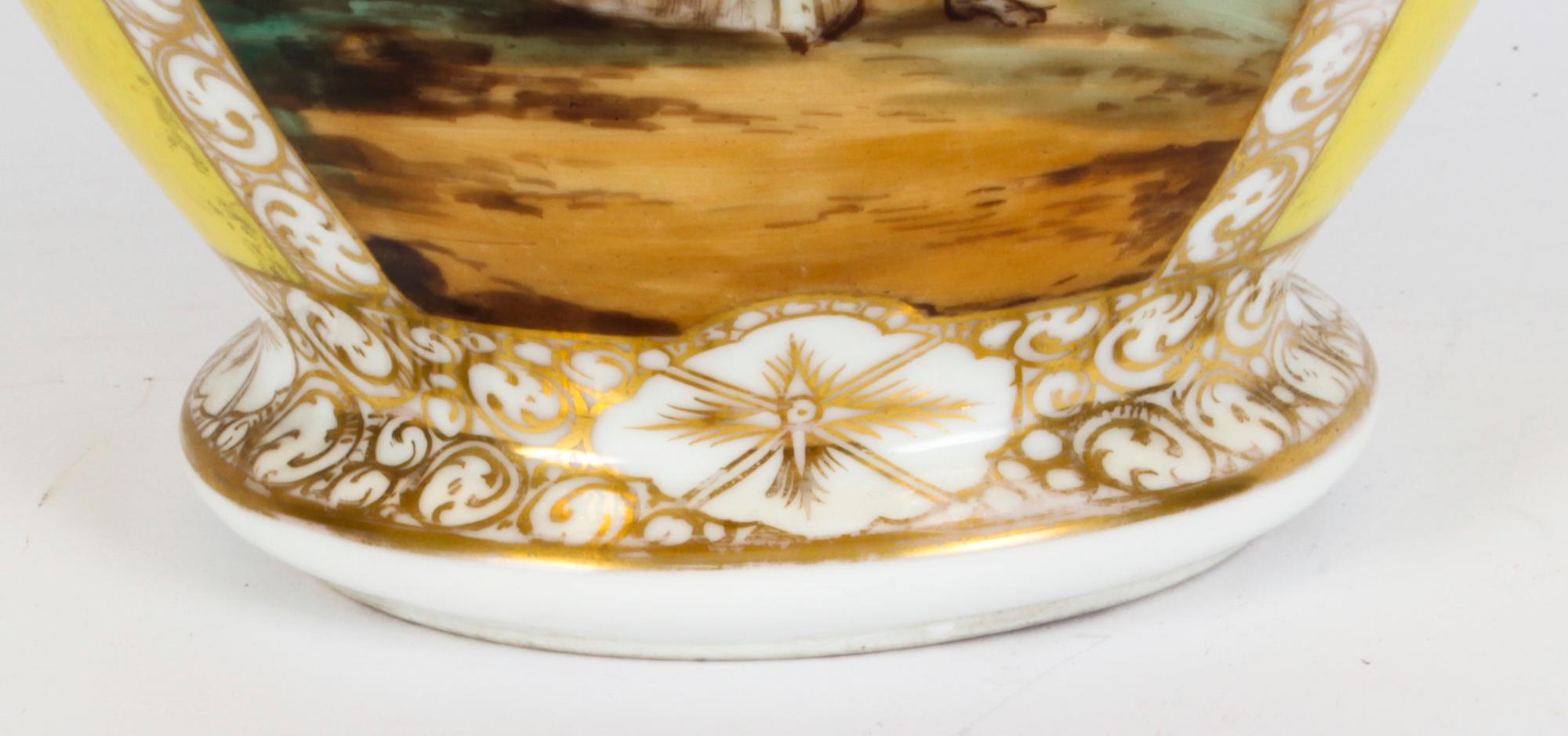 Antikes Paar Dresdener Porzellanvasen mit Deckeln und Deckeln aus dem frühen 20. Jahrhundert im Angebot 9