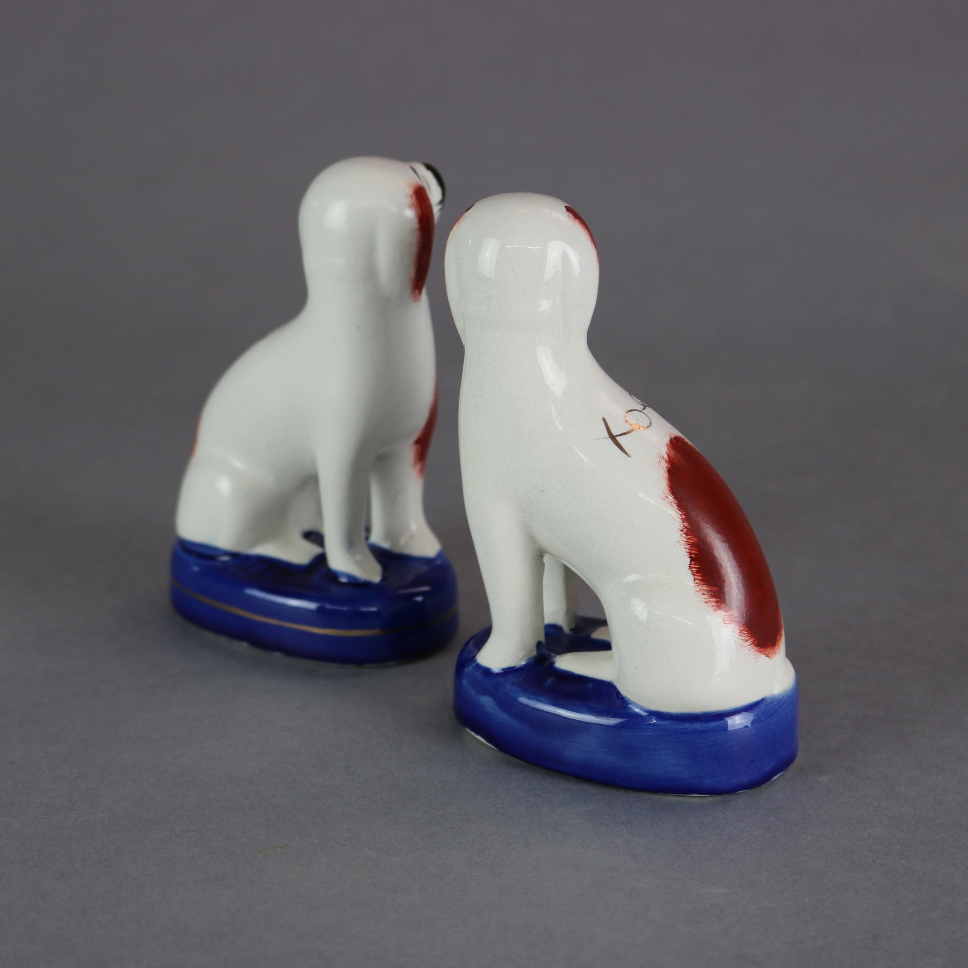 staffordshire pottery dogs
