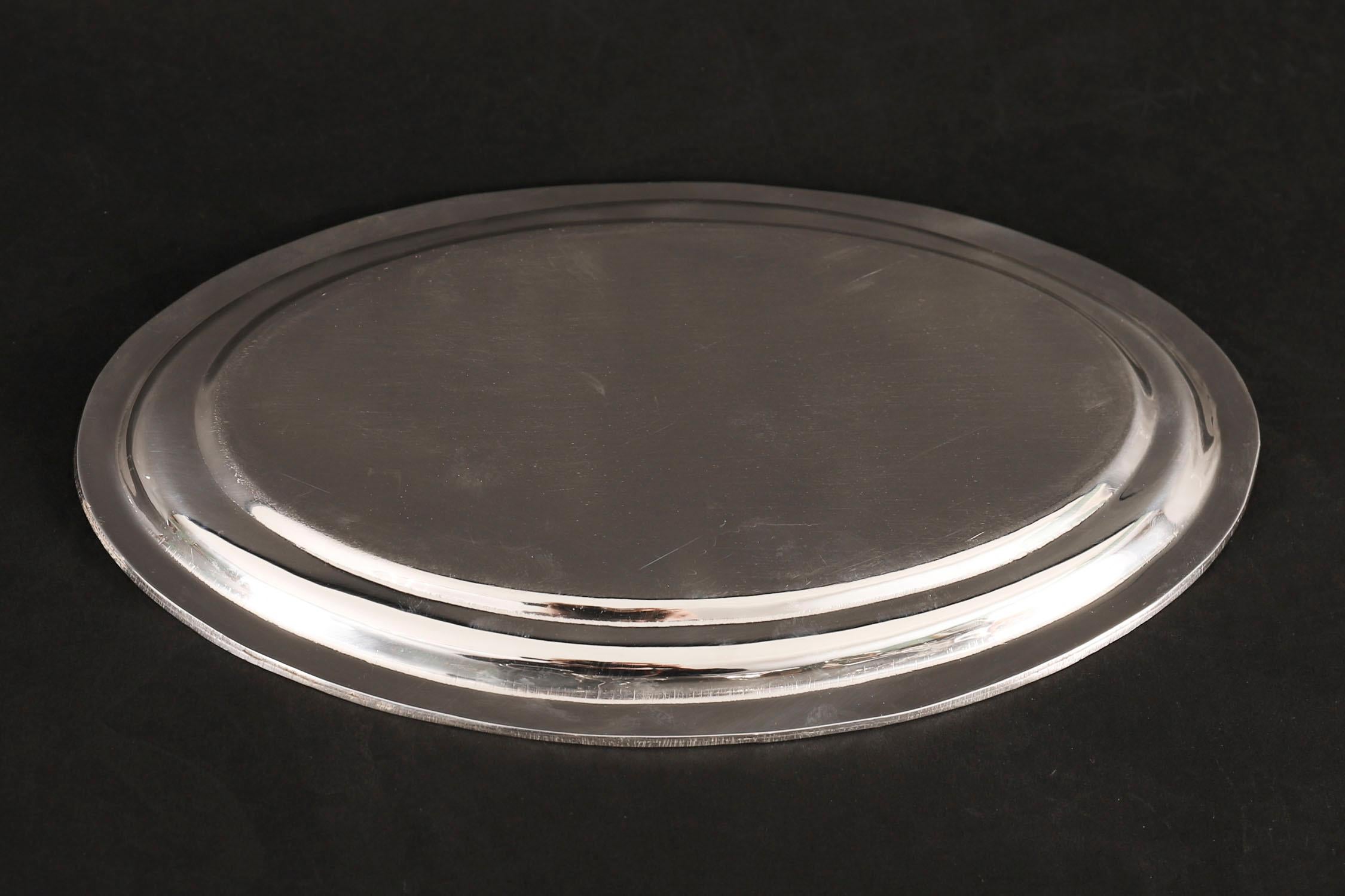 Ancienne paire de saucières anglaises en métal argenté sur pied 20ème siècle en vente 1
