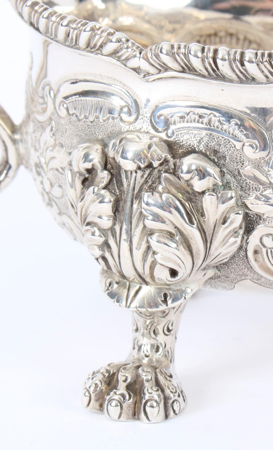 Antique Pair English Silver Sauce Boats, John & Joseph Angell 1830 In Good Condition In London, GB