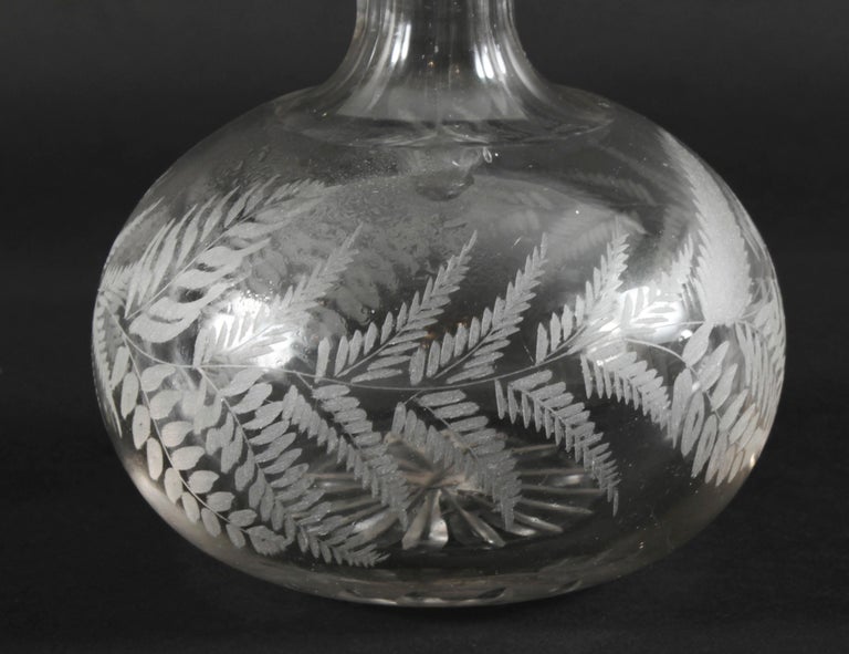 Exciting Vintage Etched Glass Decanter Photos