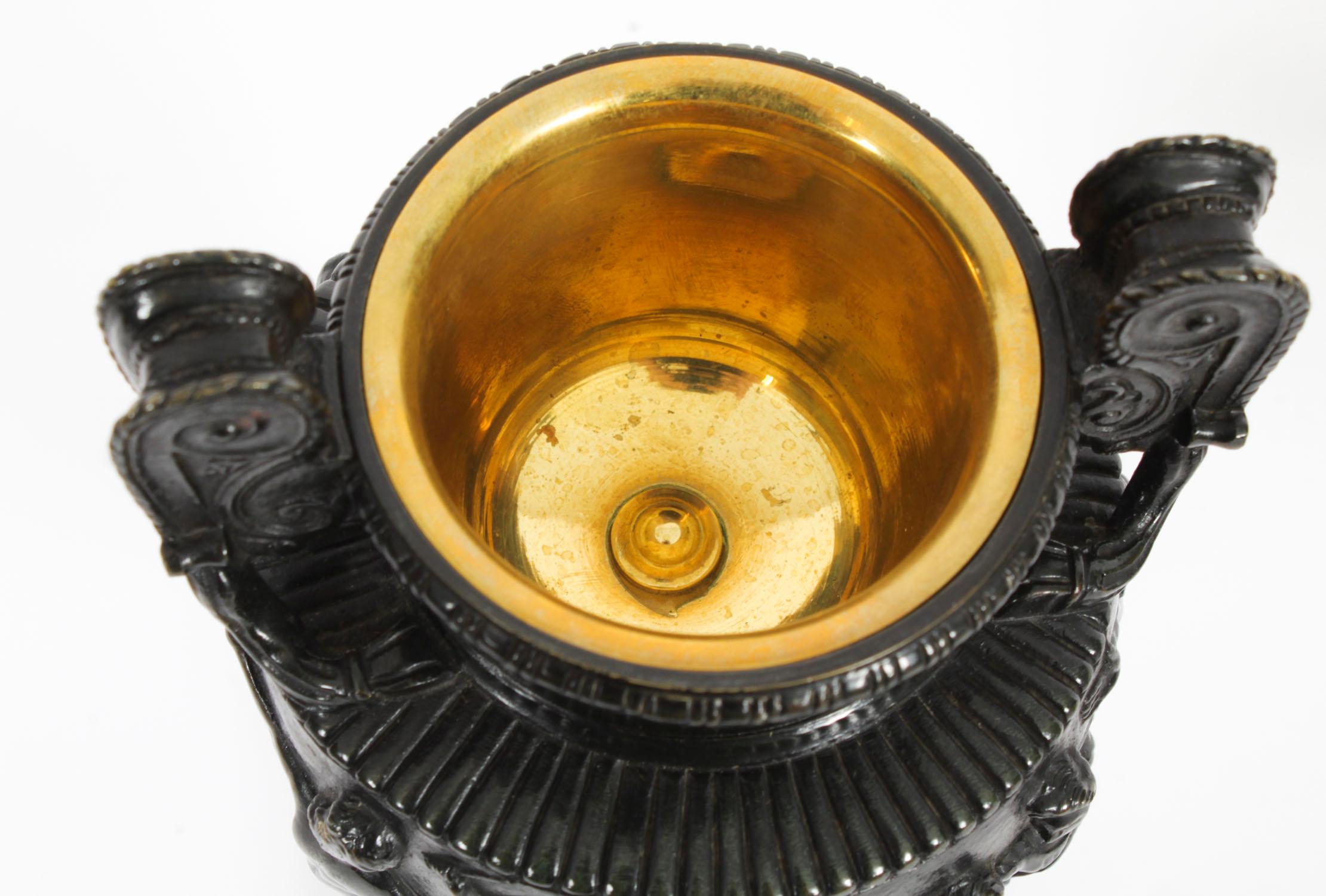 Antikes Paar französische Grand Tour Neoklassizistische Bronzeurnen, 19. Jahrhundert, Paar im Angebot 8