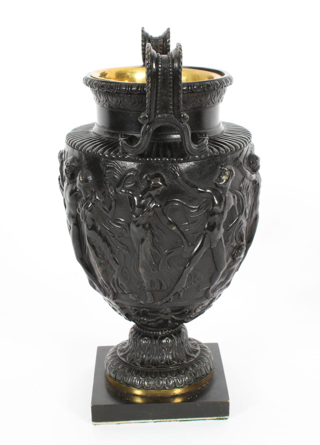 Antikes Paar französische Grand Tour Neoklassizistische Bronzeurnen, 19. Jahrhundert, Paar im Angebot 4