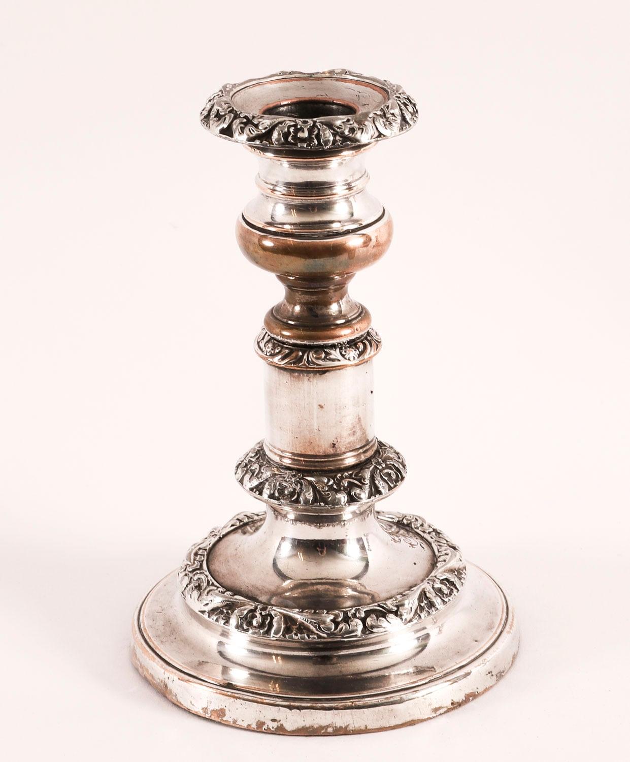 Antique Pair George IV Old Sheffield Telescopic Candlesticks C1825 19th Century For Sale 5