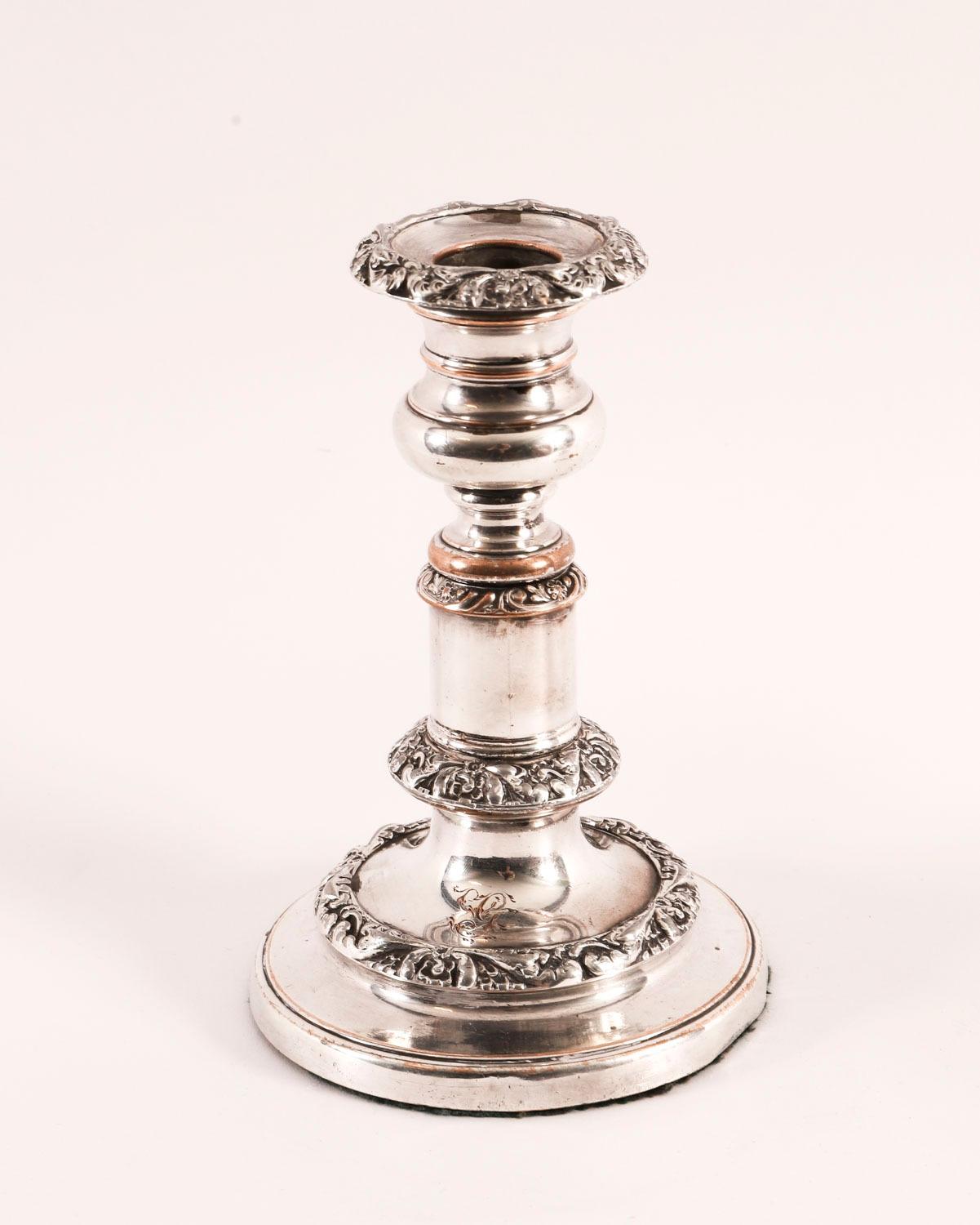Antique Pair George IV Old Sheffield Telescopic Candlesticks C1825 19th Century For Sale 7