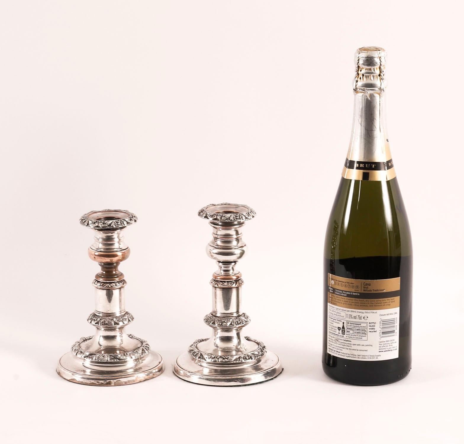 Antique Pair George IV Old Sheffield Telescopic Candlesticks C1825 19th Century For Sale 11