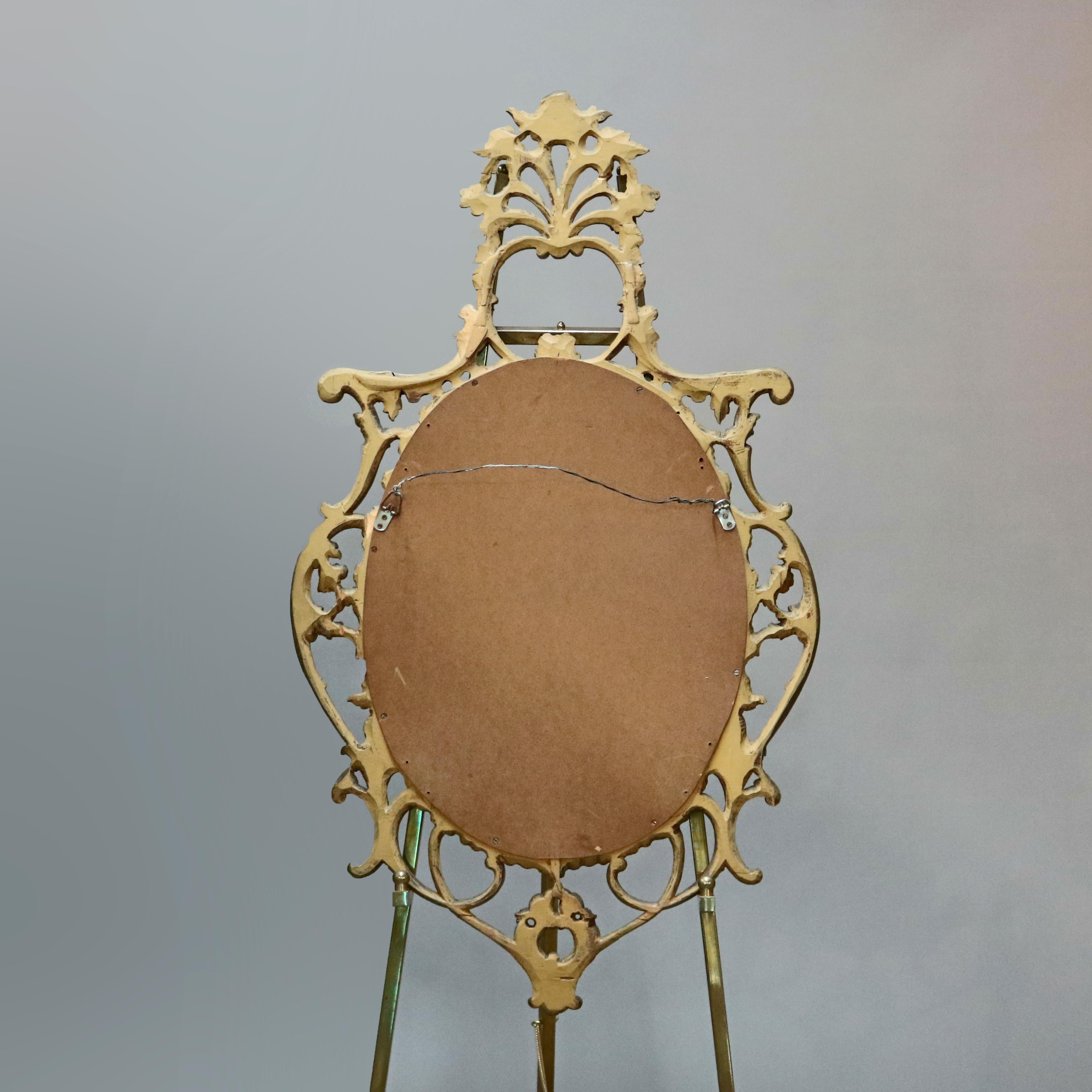 Antique Pair Large French Louis XIV Giltwood Wall Mirrors, 19th Century 5