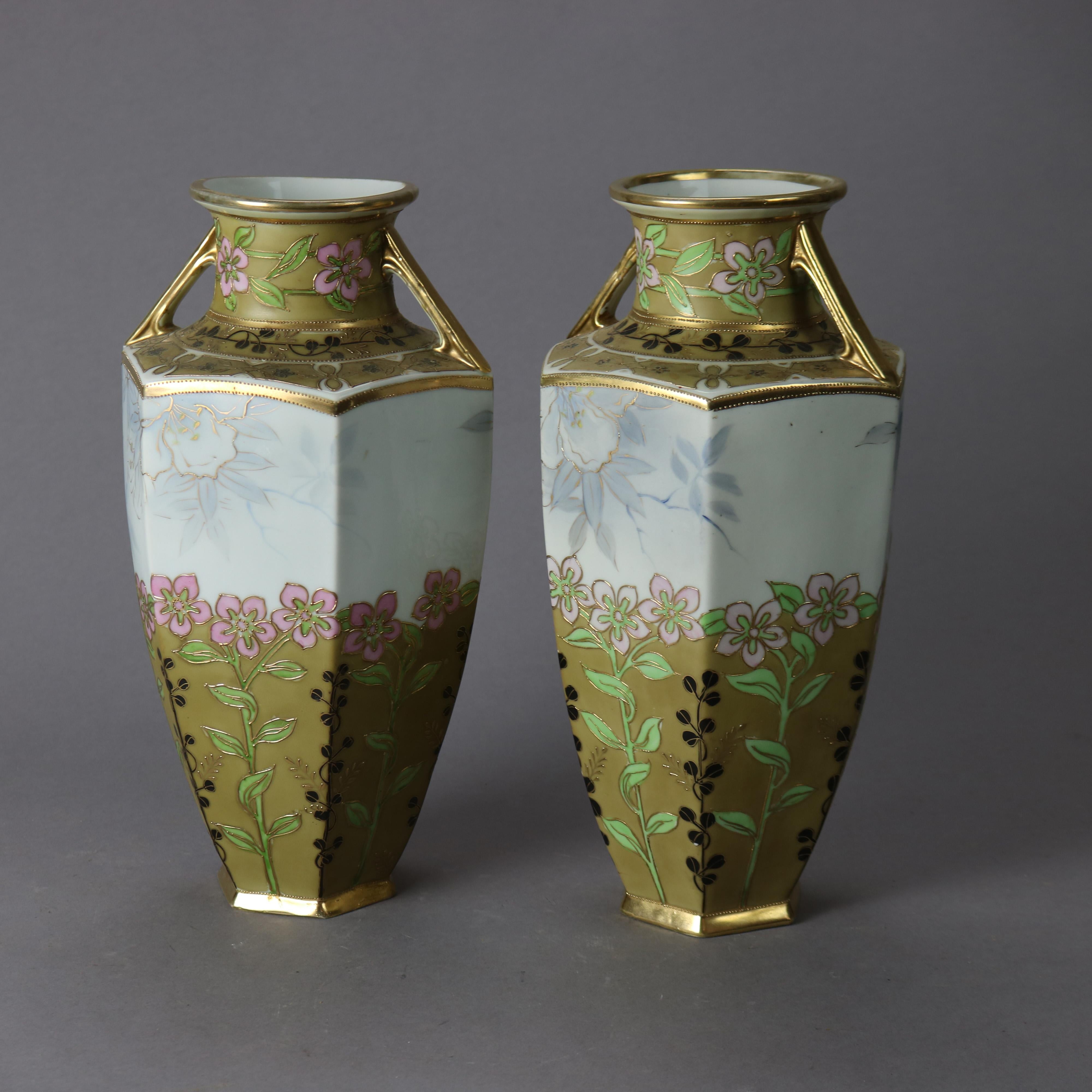 nippon hand painted vase value