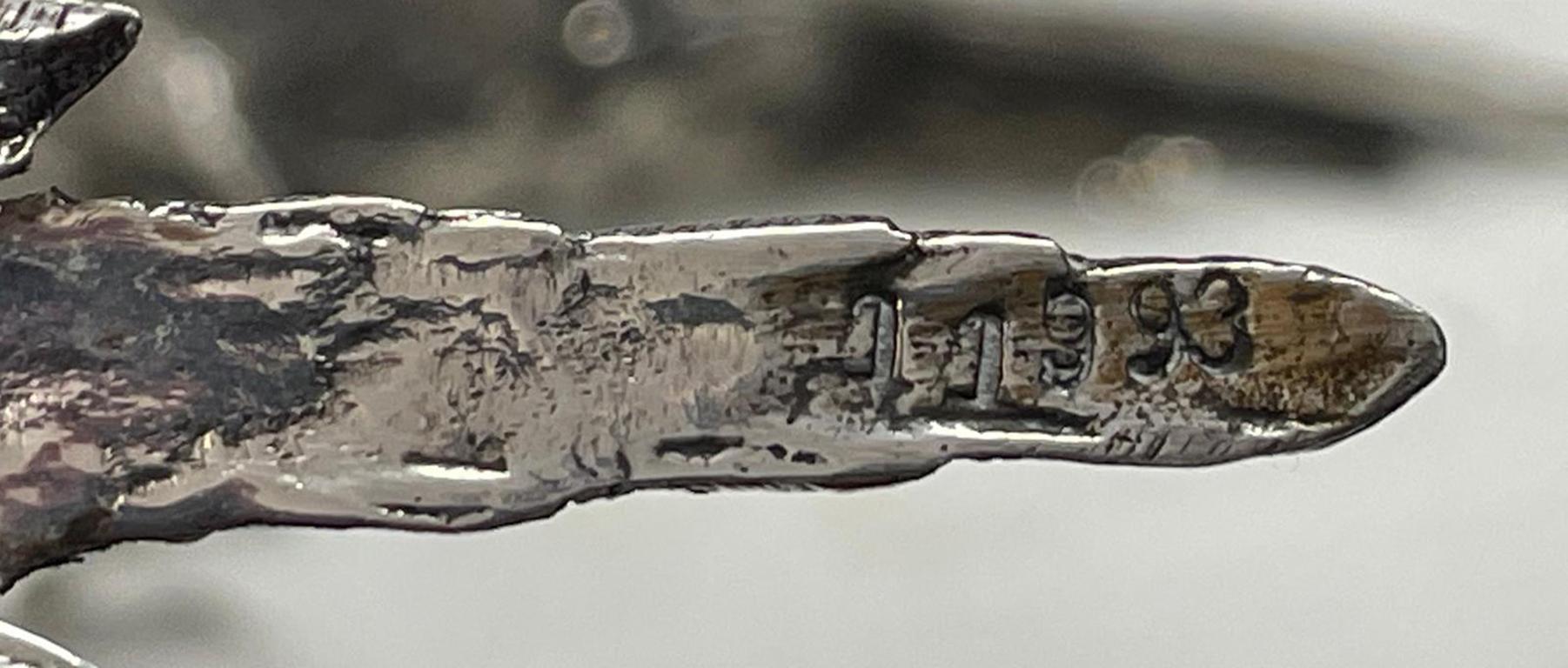 Antique Pair of German 800 Silver Pheasants, 19th Century 14