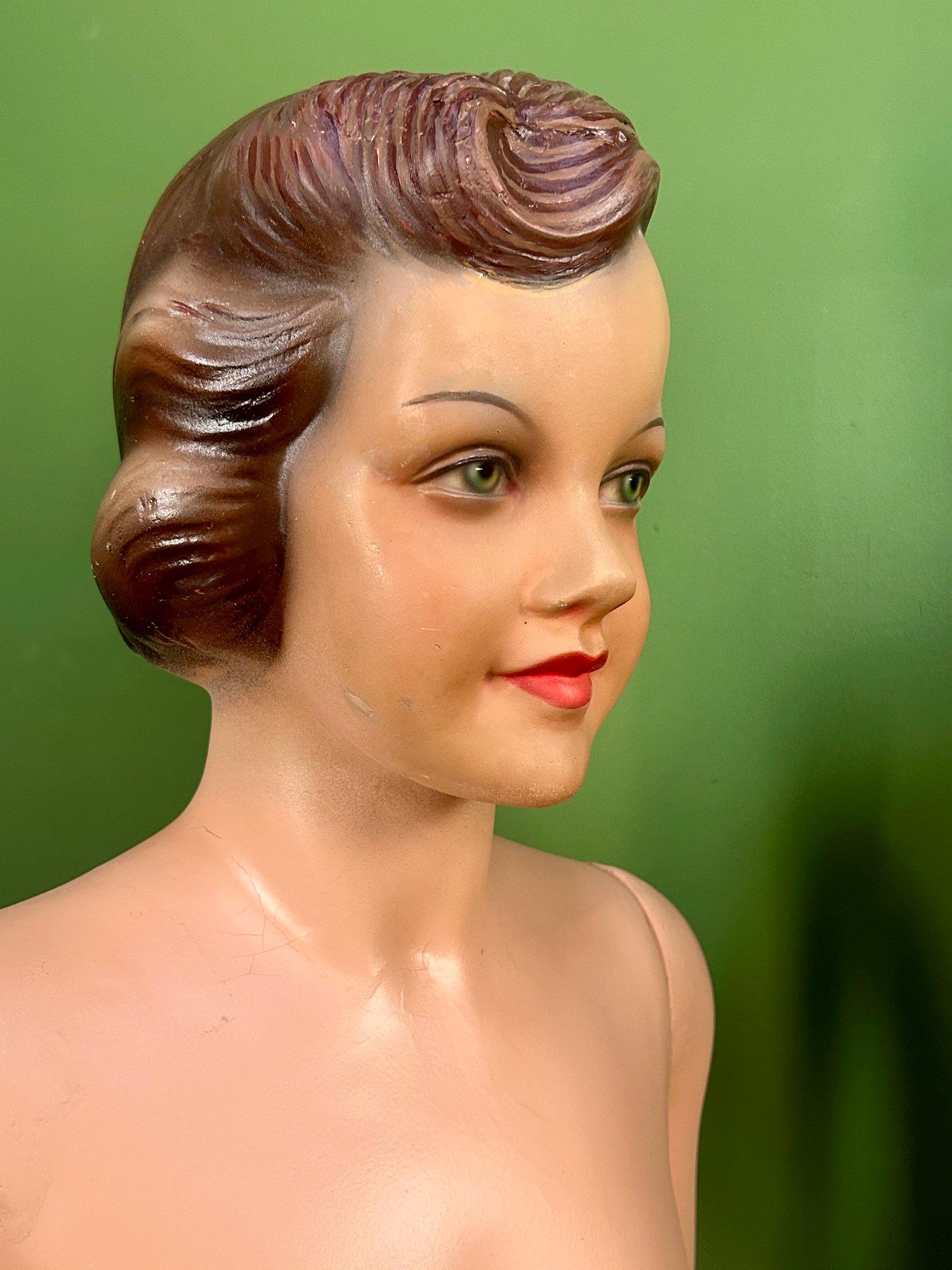 Pareja de antiguos maniquíes art déco alemanes Moch de los años 20 en venta 7