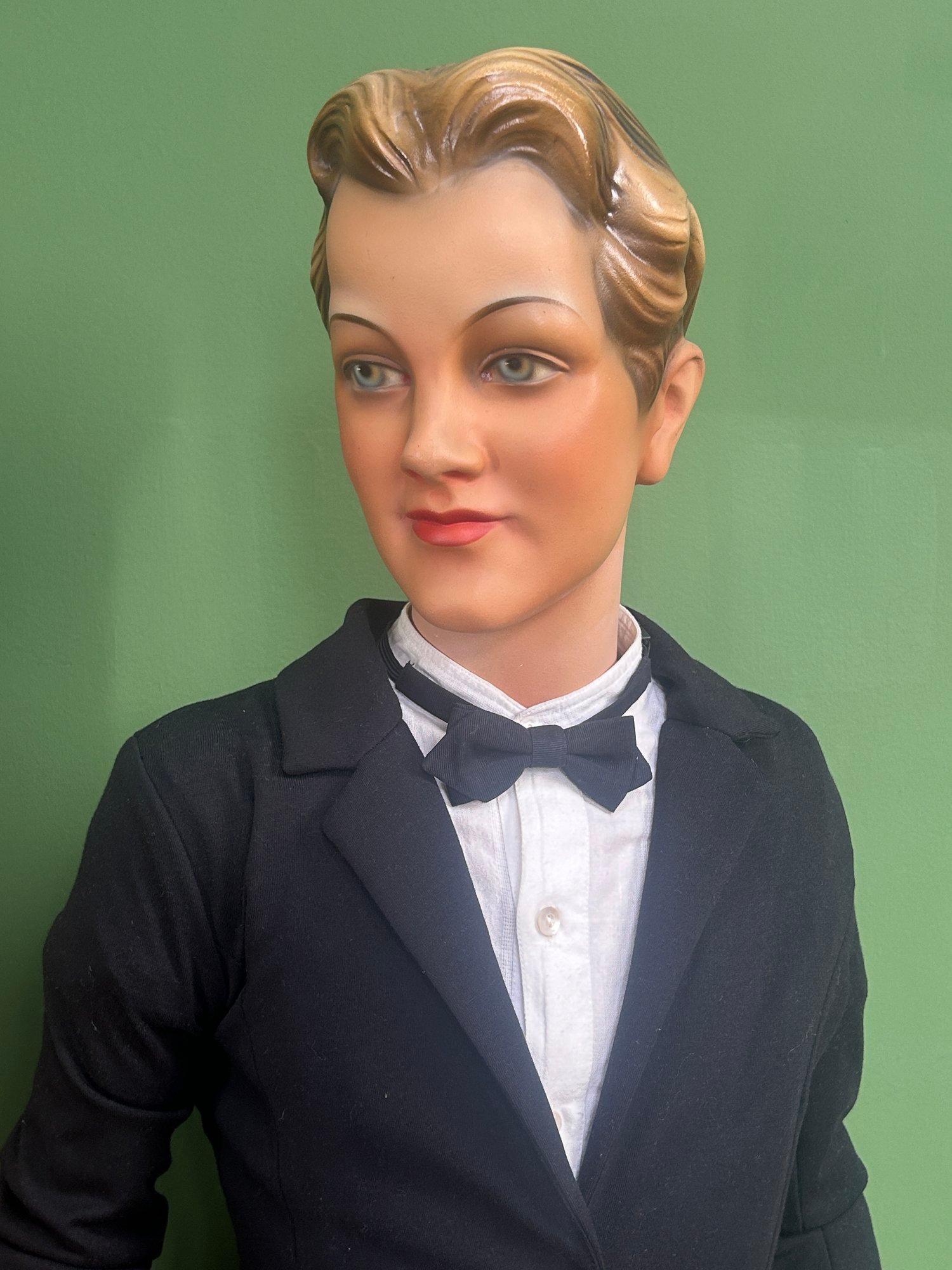 Pareja de antiguos maniquíes art déco alemanes Moch de los años 20 principios del siglo XX en venta
