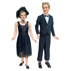 Antique Pair of 1920's Art Deco German Moch Mannequins