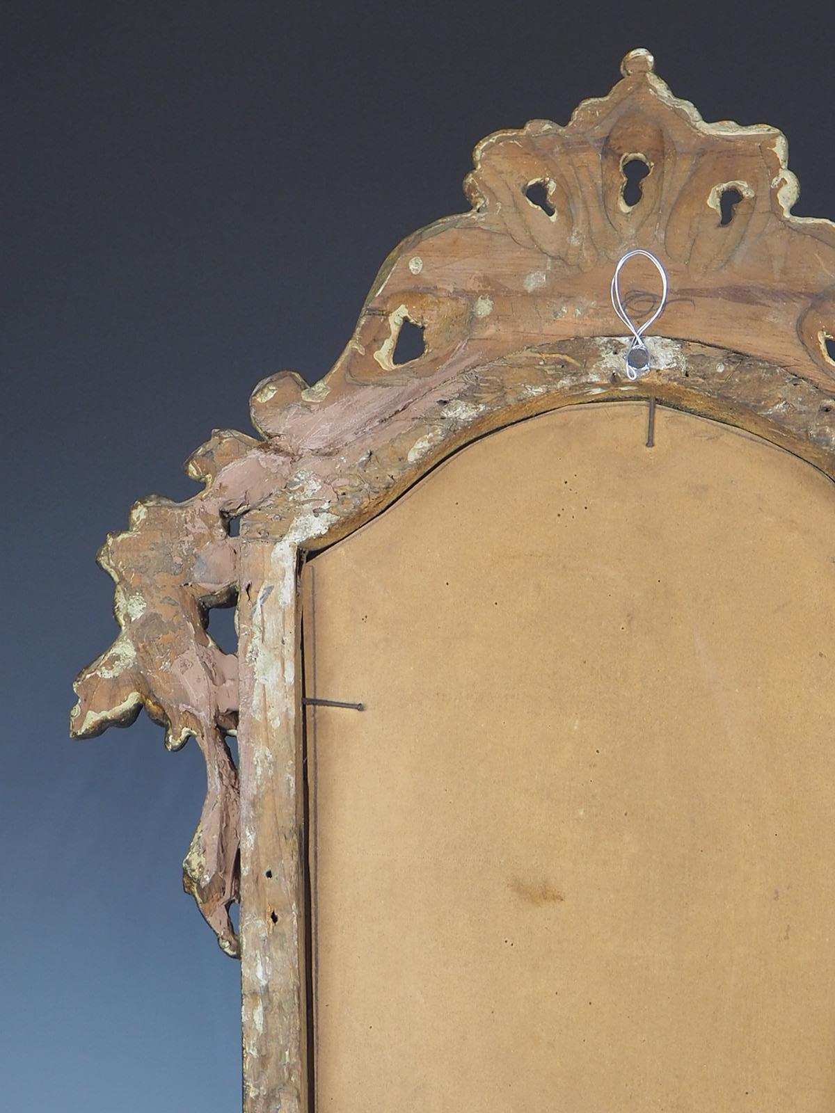 Antique Pair of 19th Century Italian Giltwood Mirrors 8