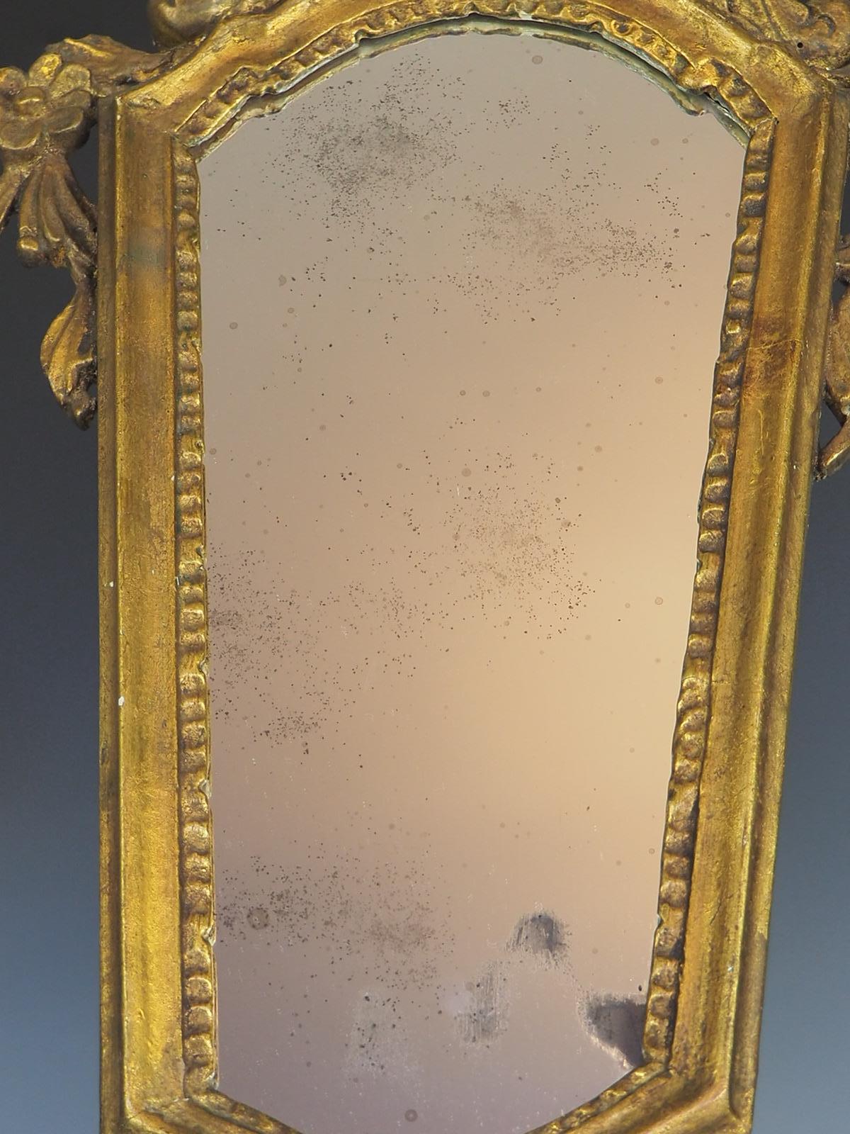 Antique Pair of 19th Century Italian Giltwood Mirrors 4