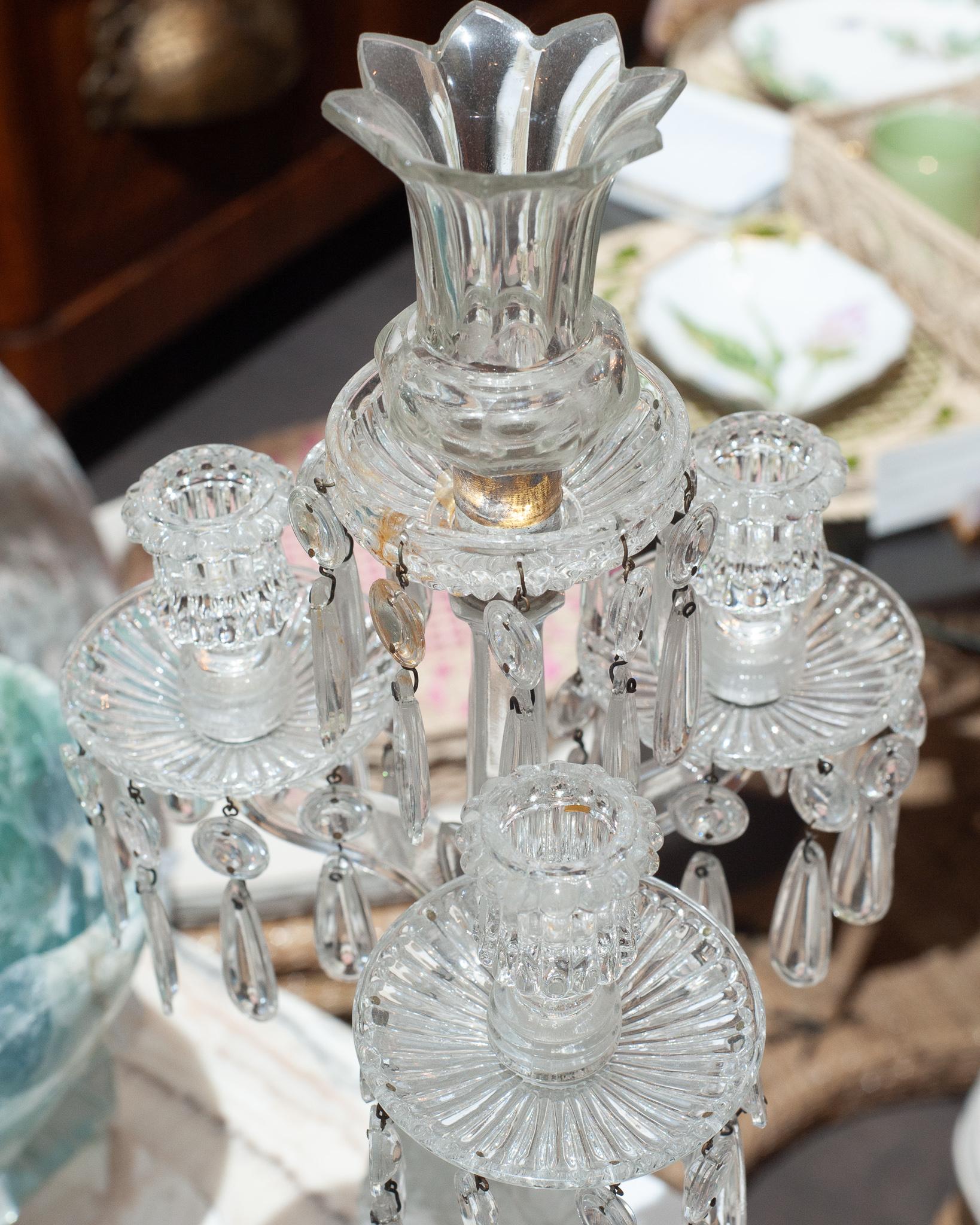 baccarat candle holder