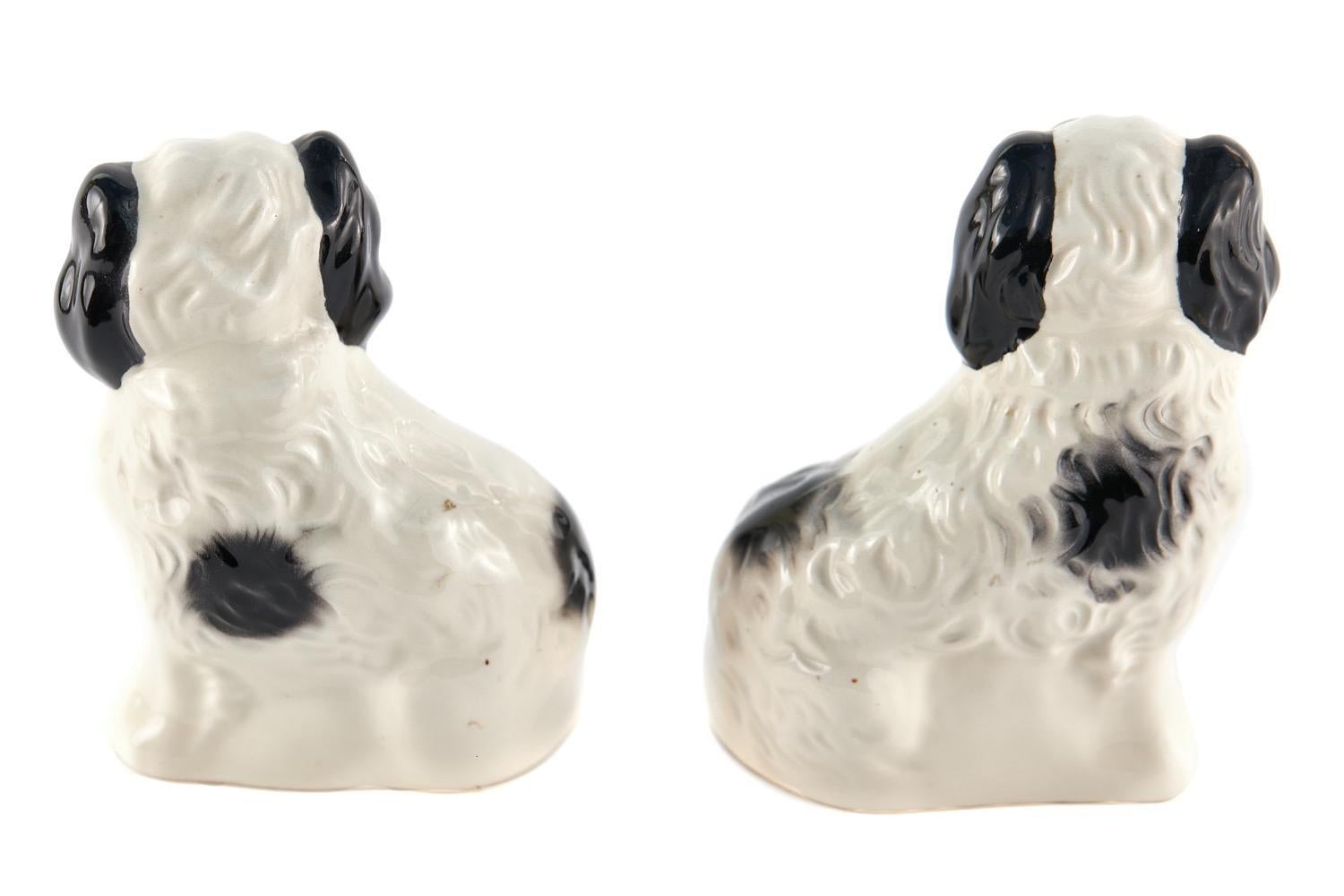20th Century Antique Pair of Beswick Staffordshire Dogs For Sale