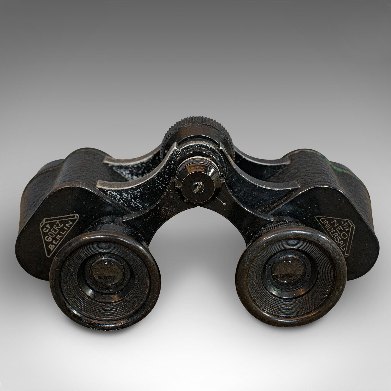 20th Century Antique, Pair of Binoculars, German, Neo Universal, CP Goerz, Berlin, circa 1920 For Sale