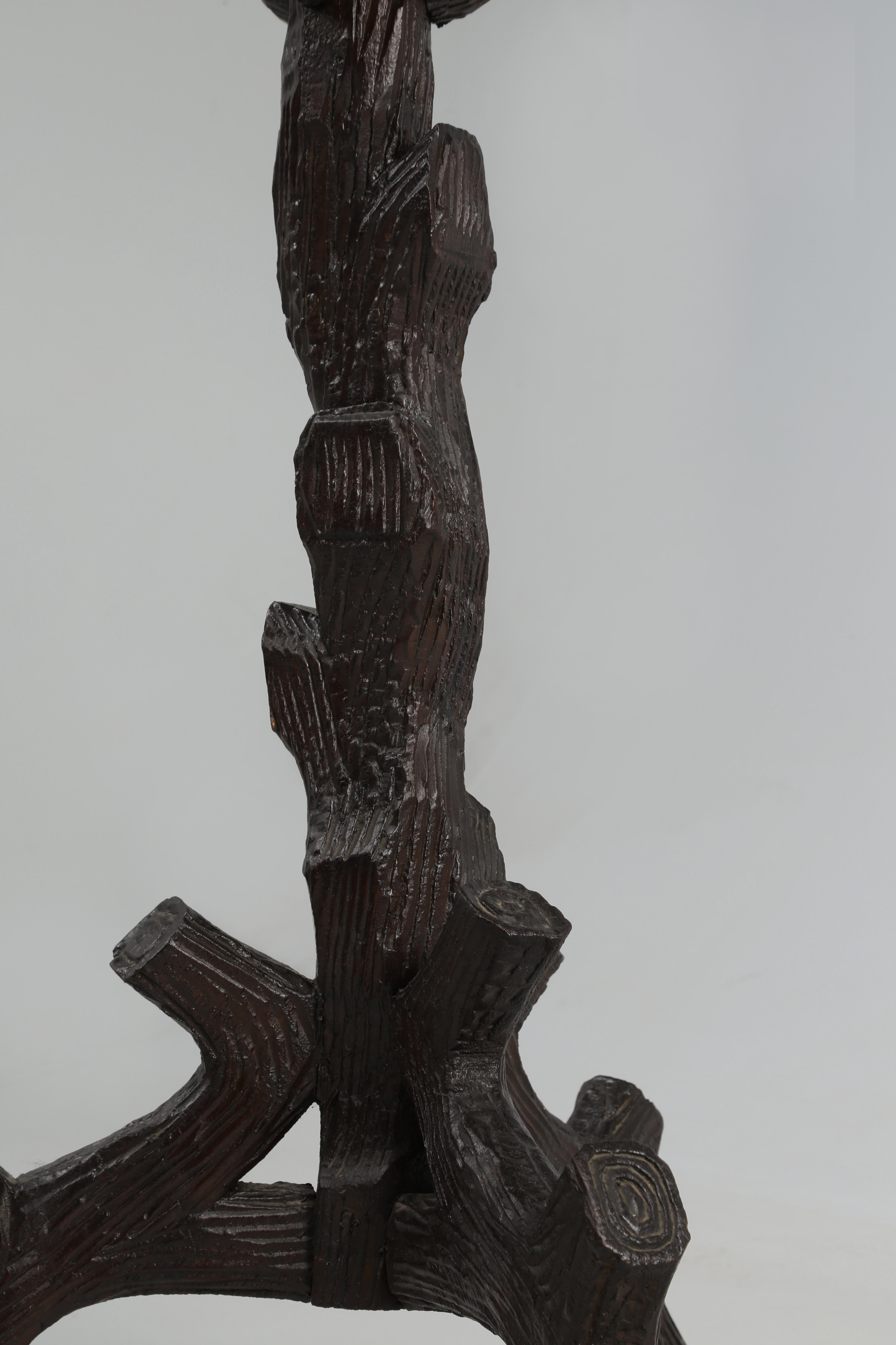 Antikes Paar Black Forest Jardinière's Hand geschnitzt Schweiz circaEndes1800s im Angebot 1