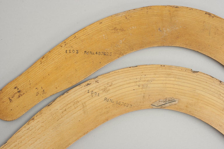Antique Pair of Boomerangs by Buchanan Ltd For Sale at 1stDibs