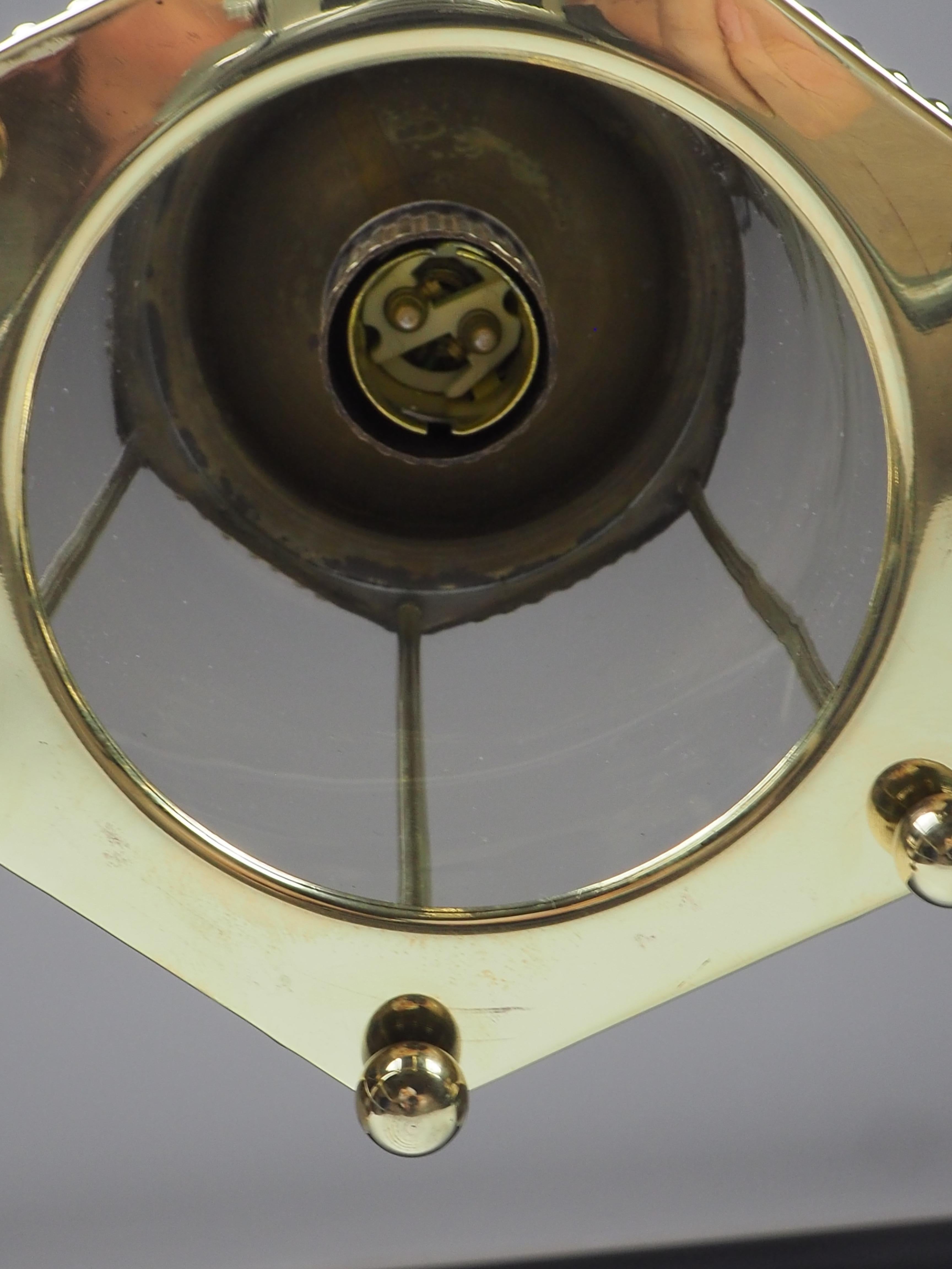 Antique Pair of Brass Ceiling Lanterns For Sale 10