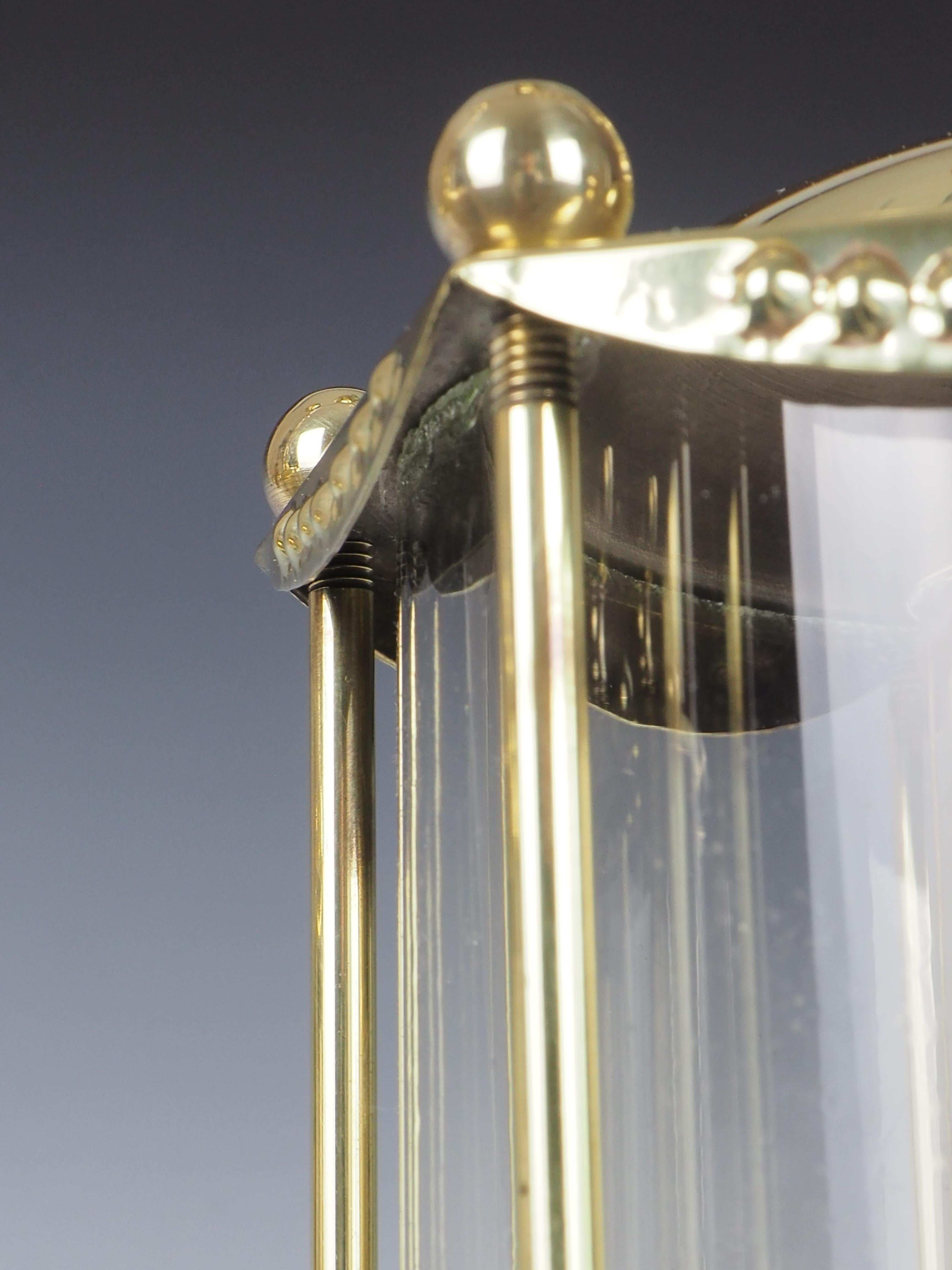 Antique Pair of Brass Ceiling Lanterns For Sale 5