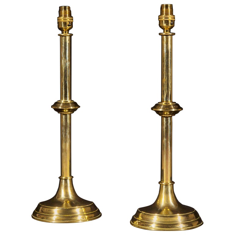 Pair of Antique Table Lamps 19th century For Sale at 1stdibs