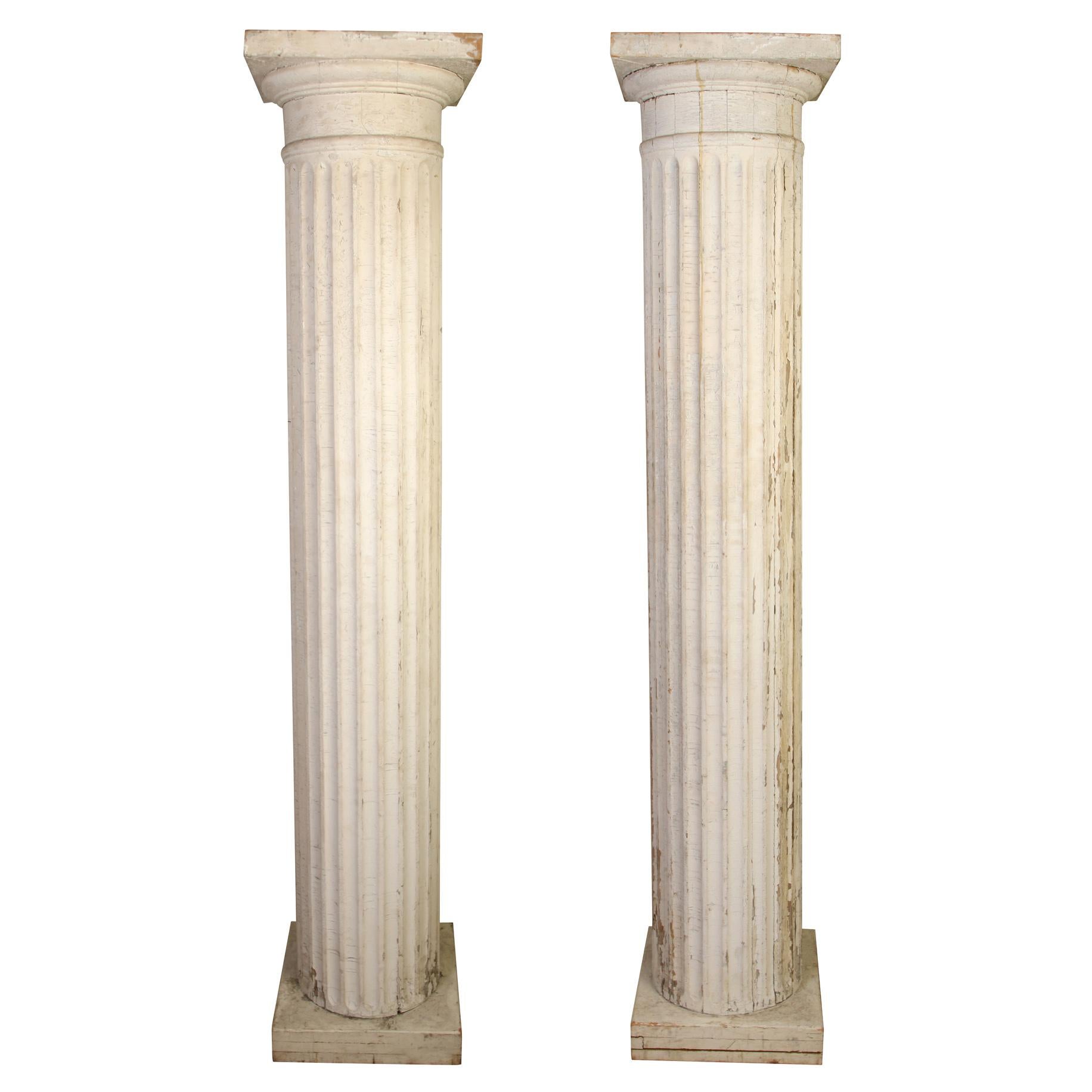 fluted columns