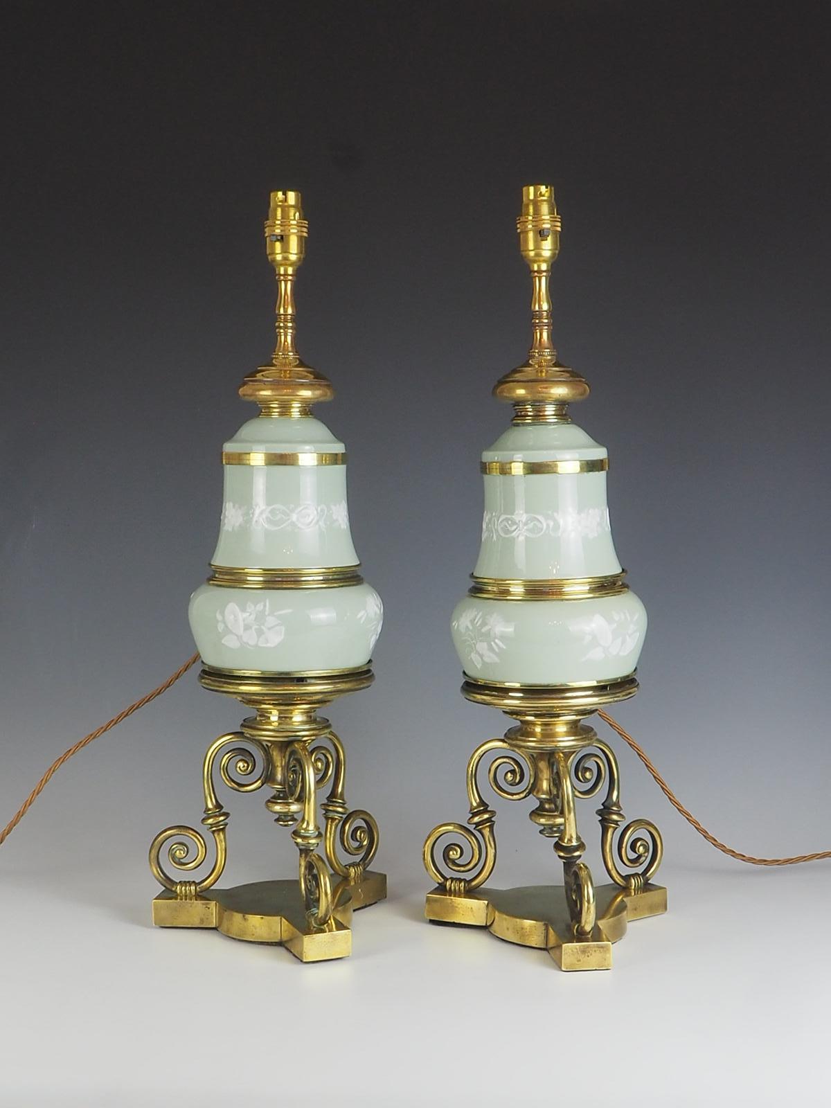 celadon lamps for sale