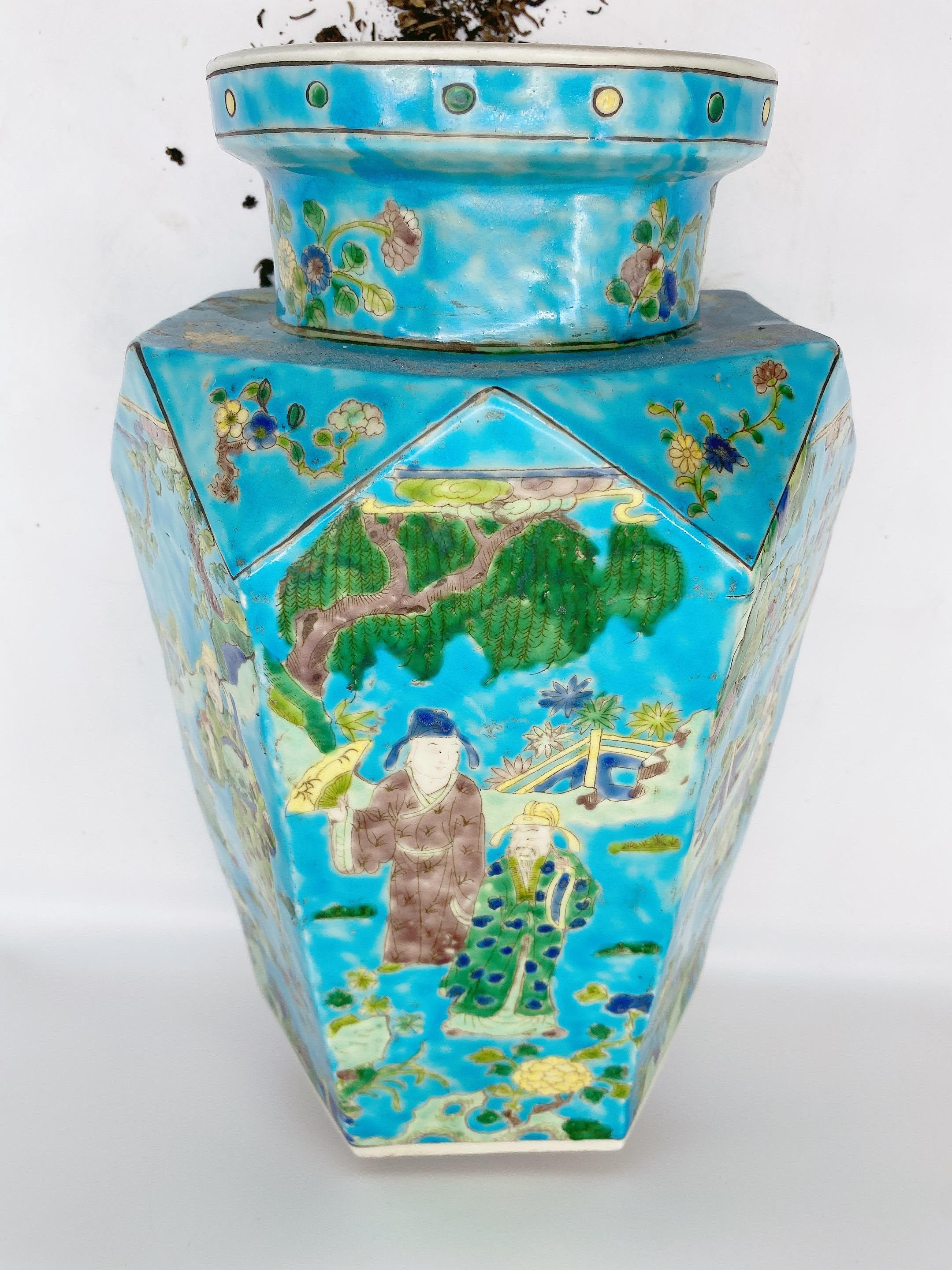 Paire de vases anciens en porcelaine chinoise en vente 4