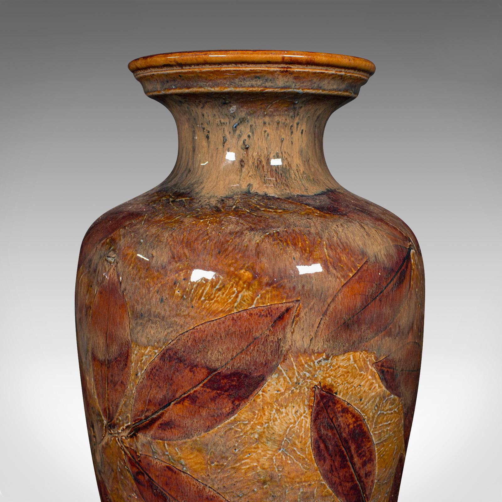 Antique Pair Of Decorative Vases, English, Ceramic Flower Urn, Edwardian, C.1910 5