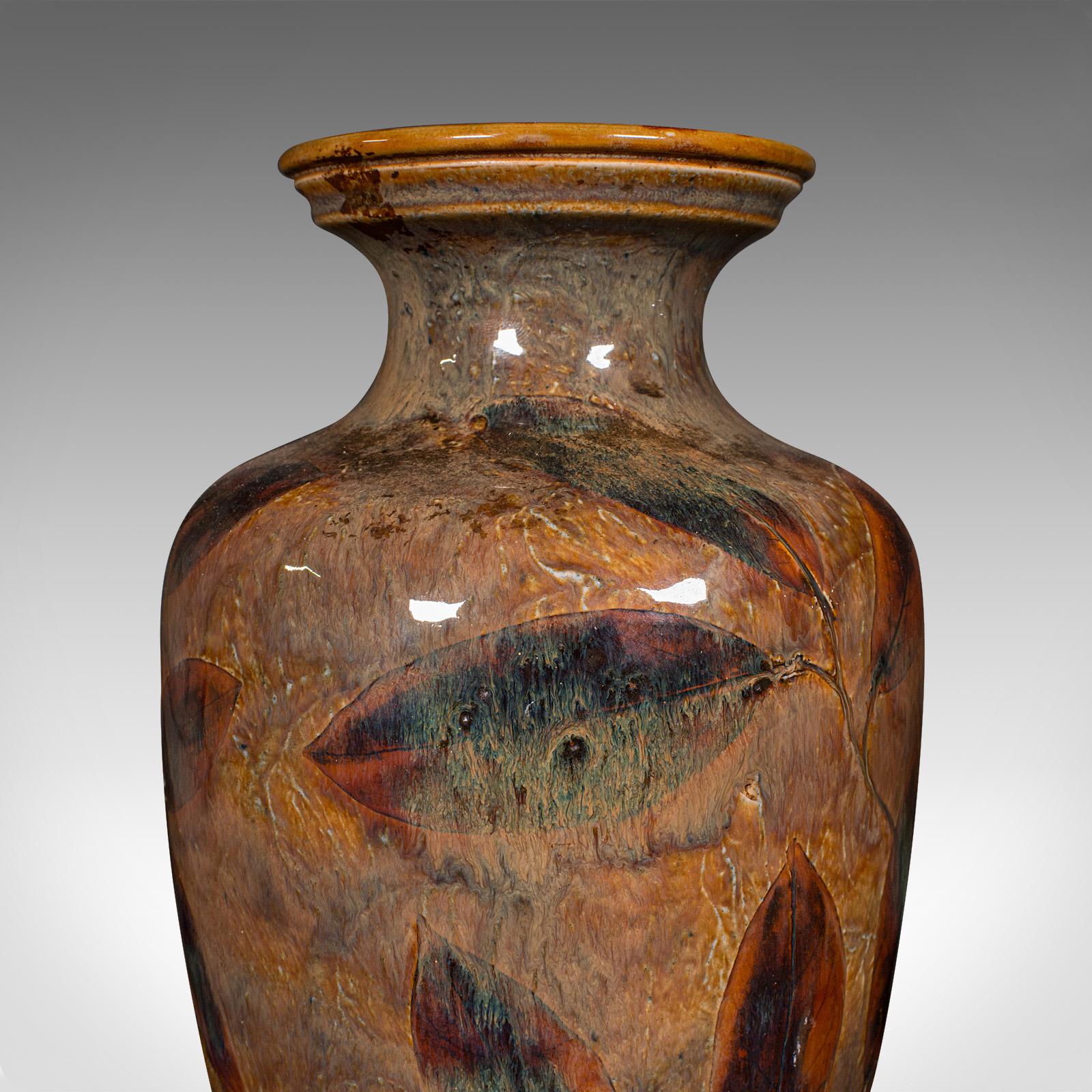 Antique Pair Of Decorative Vases, English, Ceramic Flower Urn, Edwardian, C.1910 For Sale 4