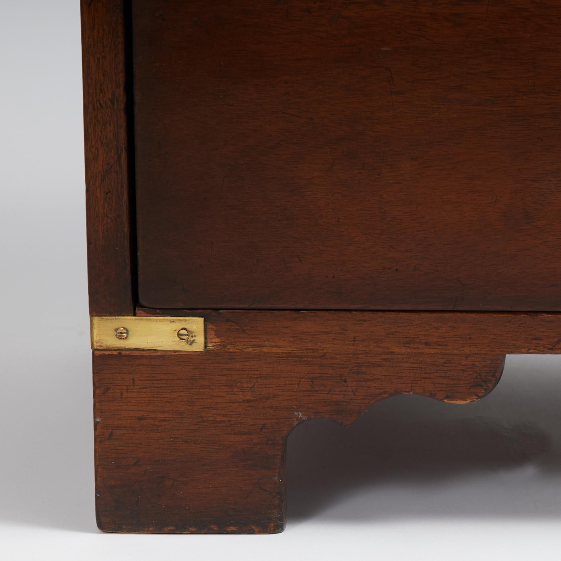 Antique Pair of English Campaign Stands 5
