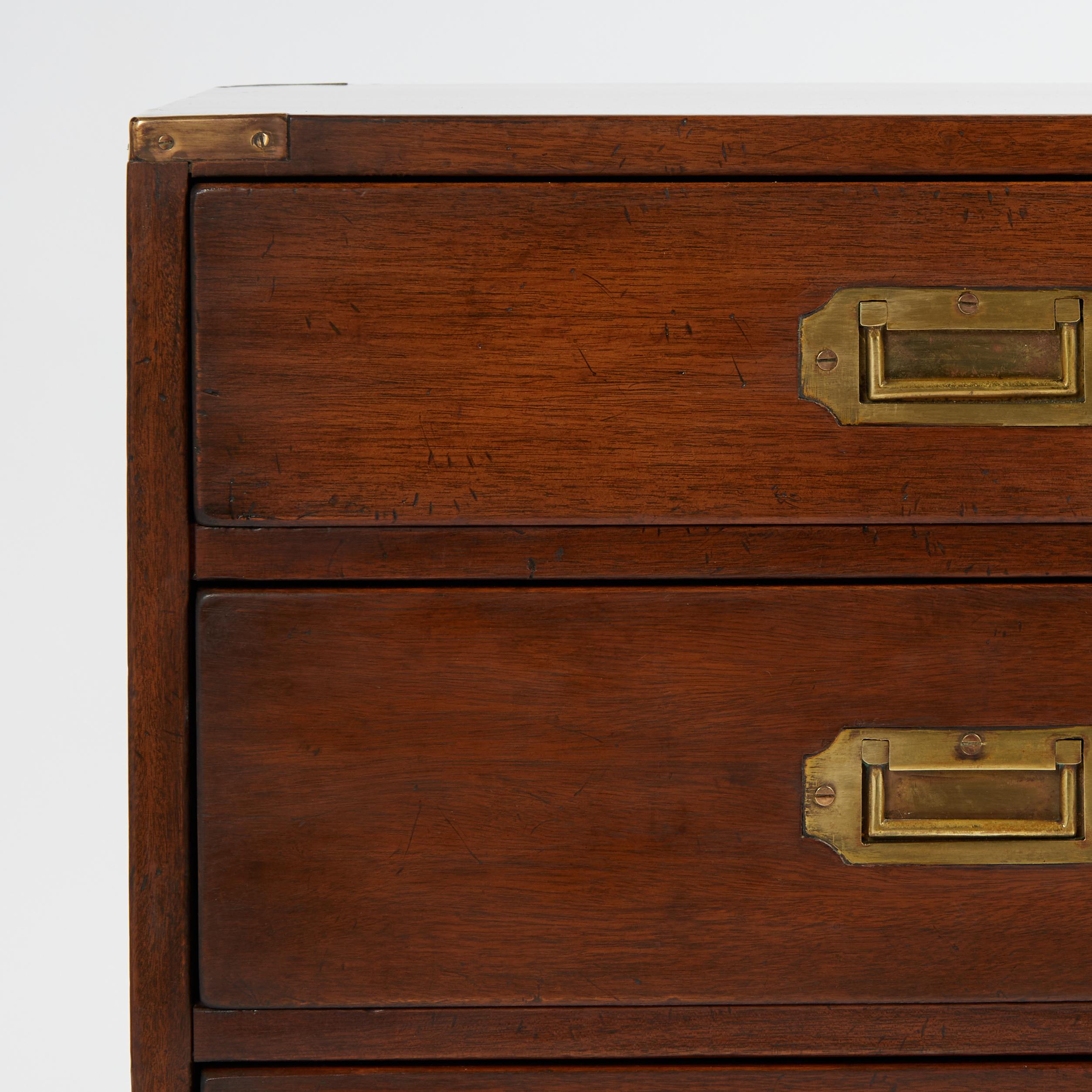 Antique Pair of English Campaign Stands 2
