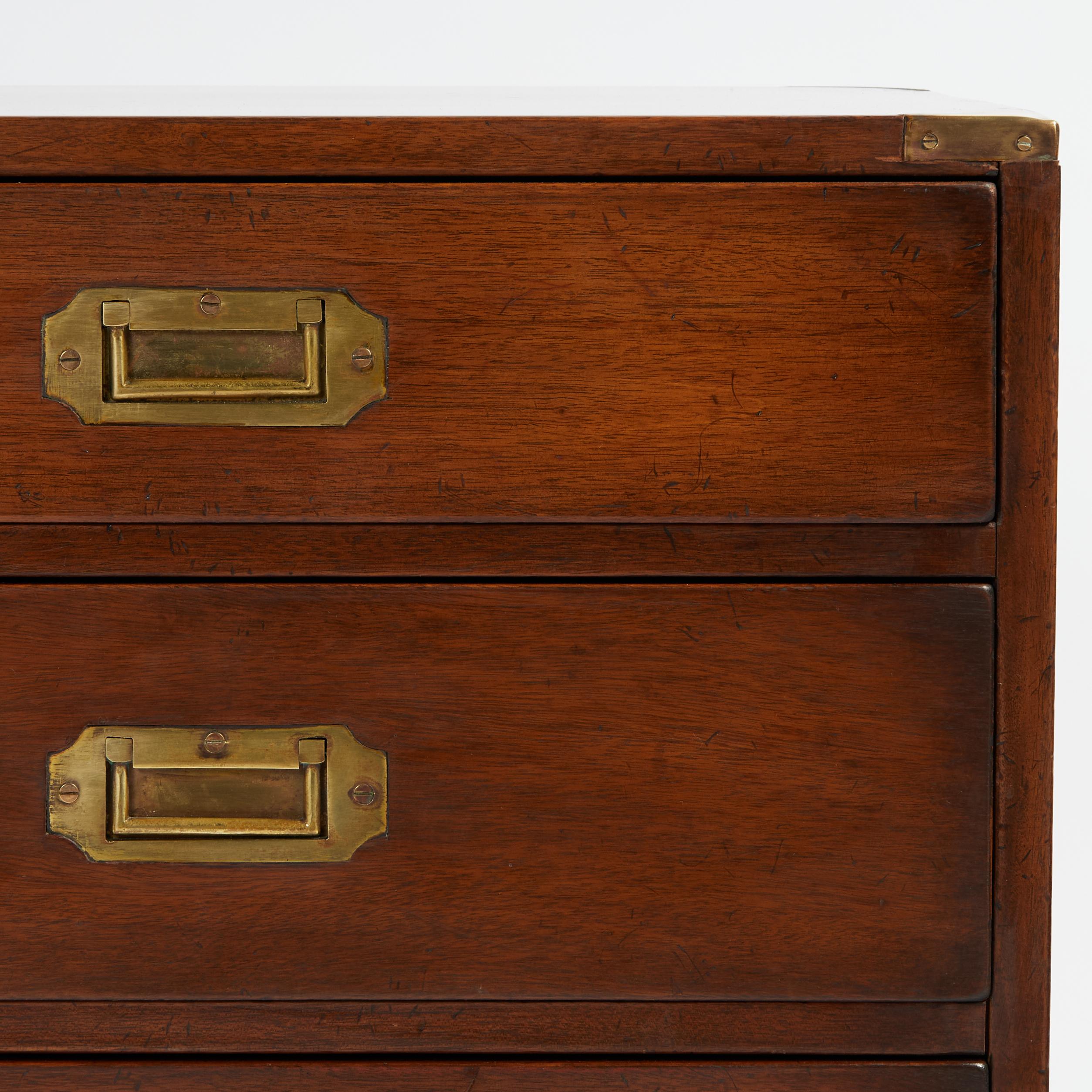 Antique Pair of English Campaign Stands 3