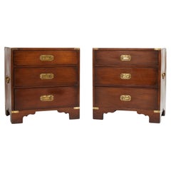 Antique Pair of English Campaign Stands