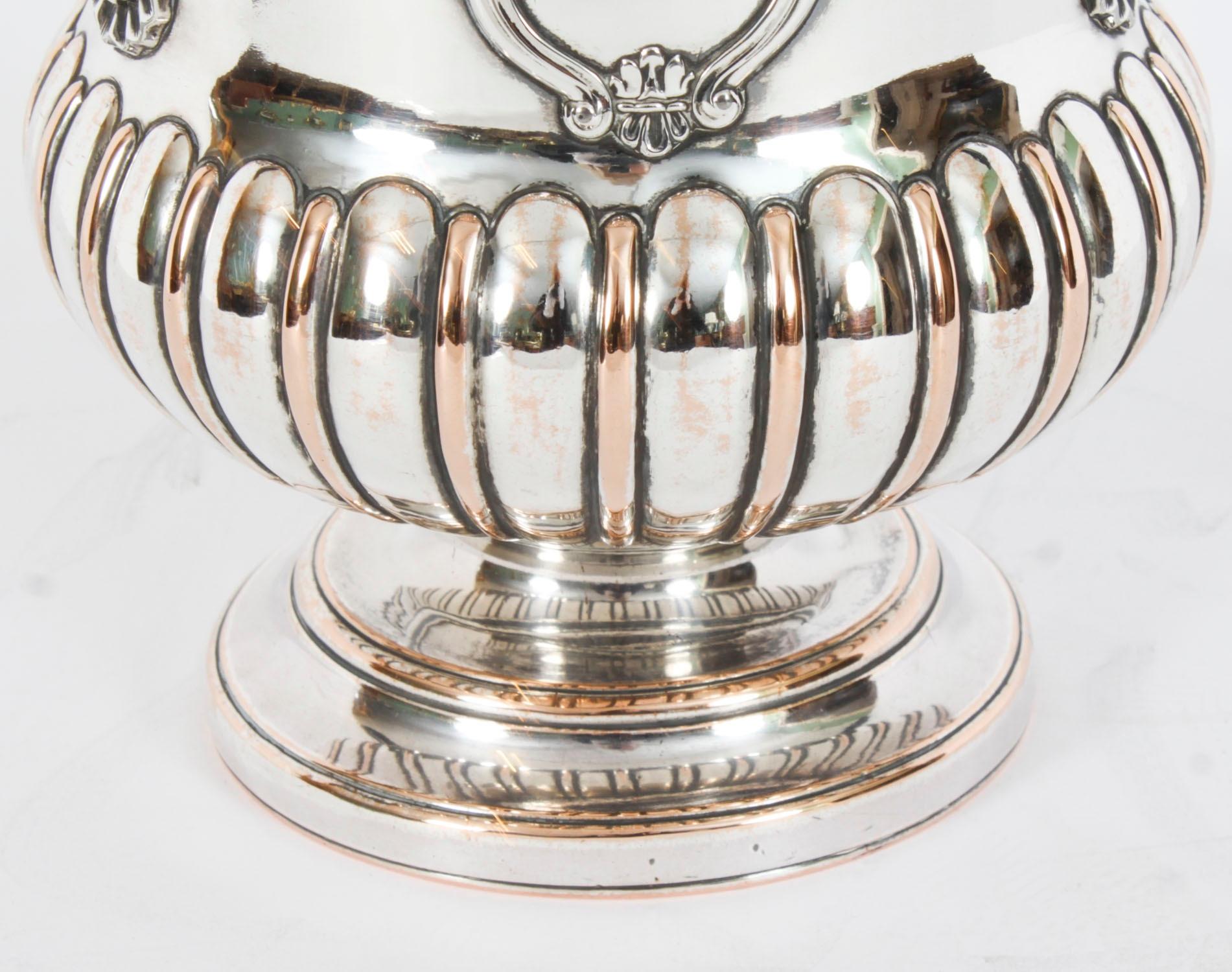 Antikes Paar englischer Weinkühler aus Old Sheffield Plate, 18. Jahrhundert (18. Jahrhundert und früher) im Angebot