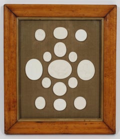 Antique Pair of Framed Grand Tour Intaglios, Early 19th Century