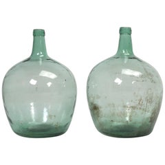 Antique Pair of French Demijon's, circa 1900