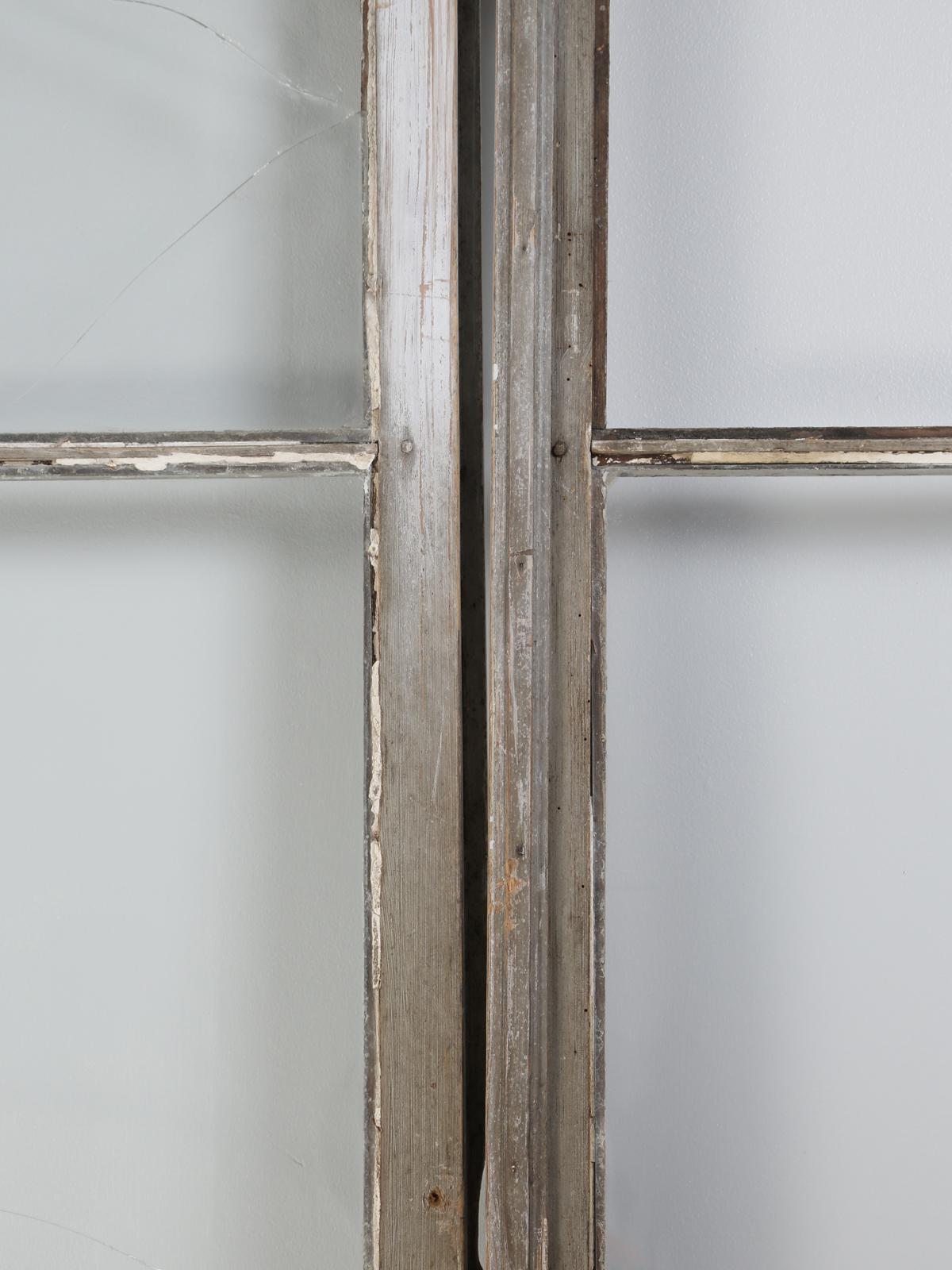 Antique Pair of French Doors in Original Paint, Unrestored 7