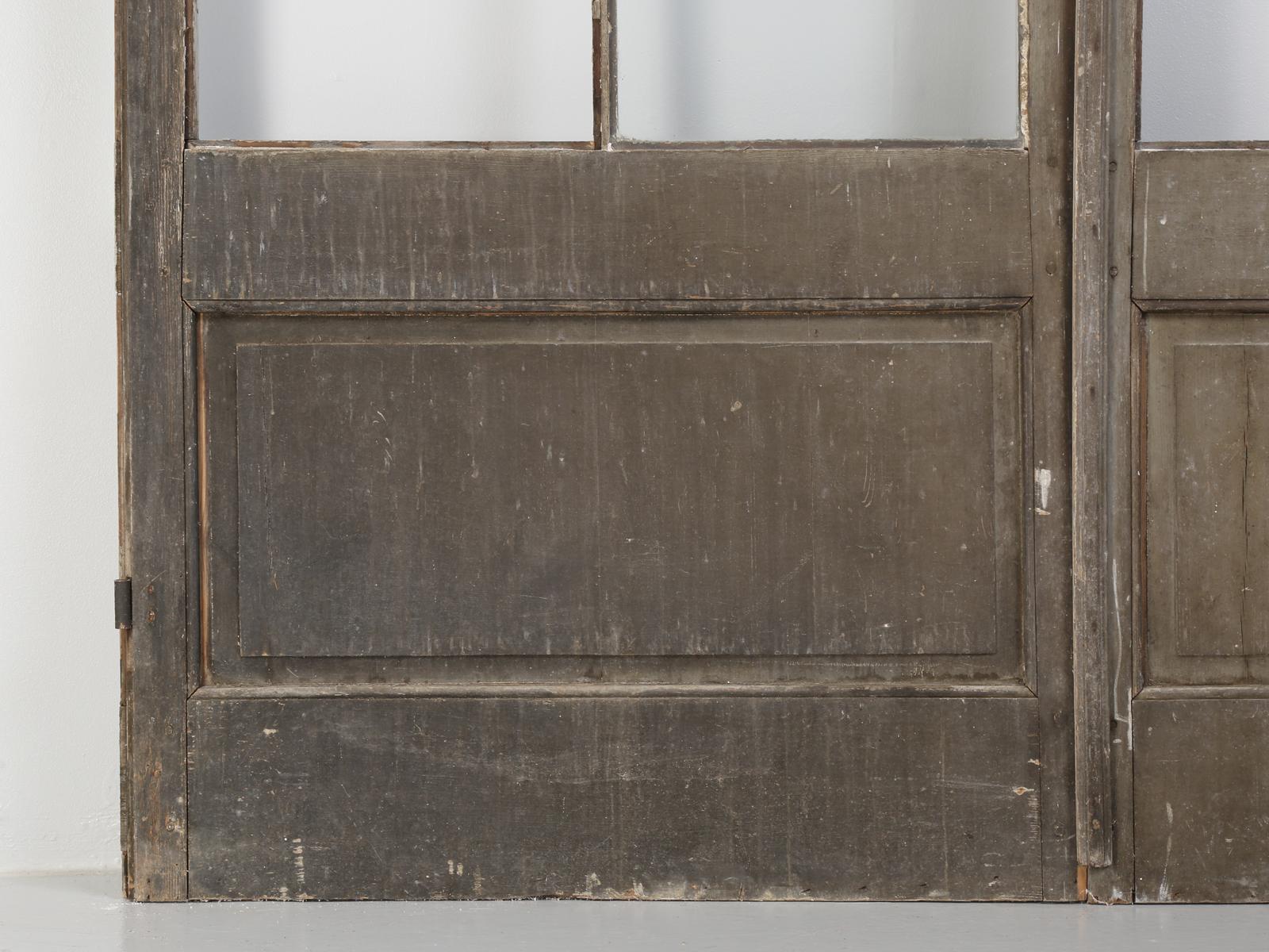 Antique Pair of French Doors in Original Paint, Unrestored 10