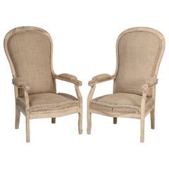 Antique Pair of French Louis XV Style Armchairs