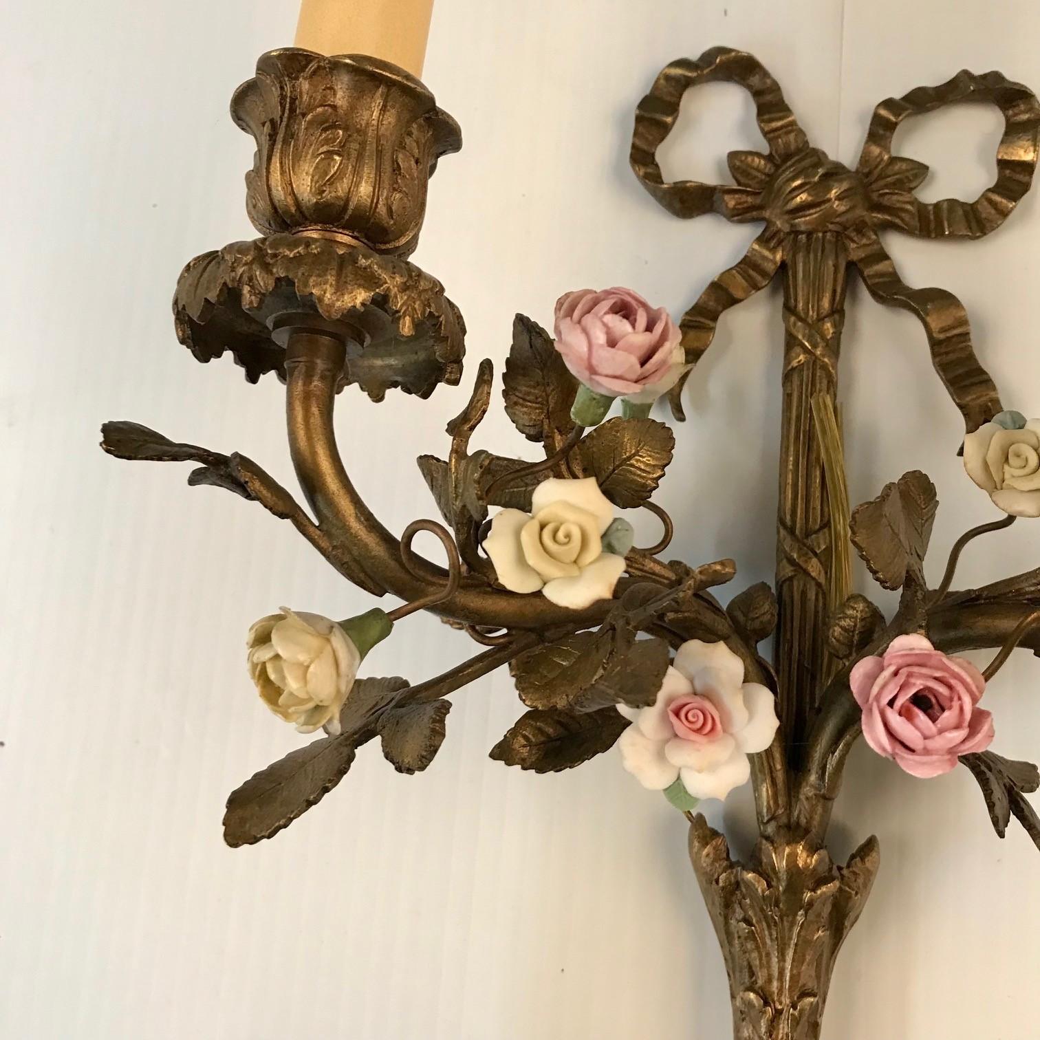 antique french wall sconces