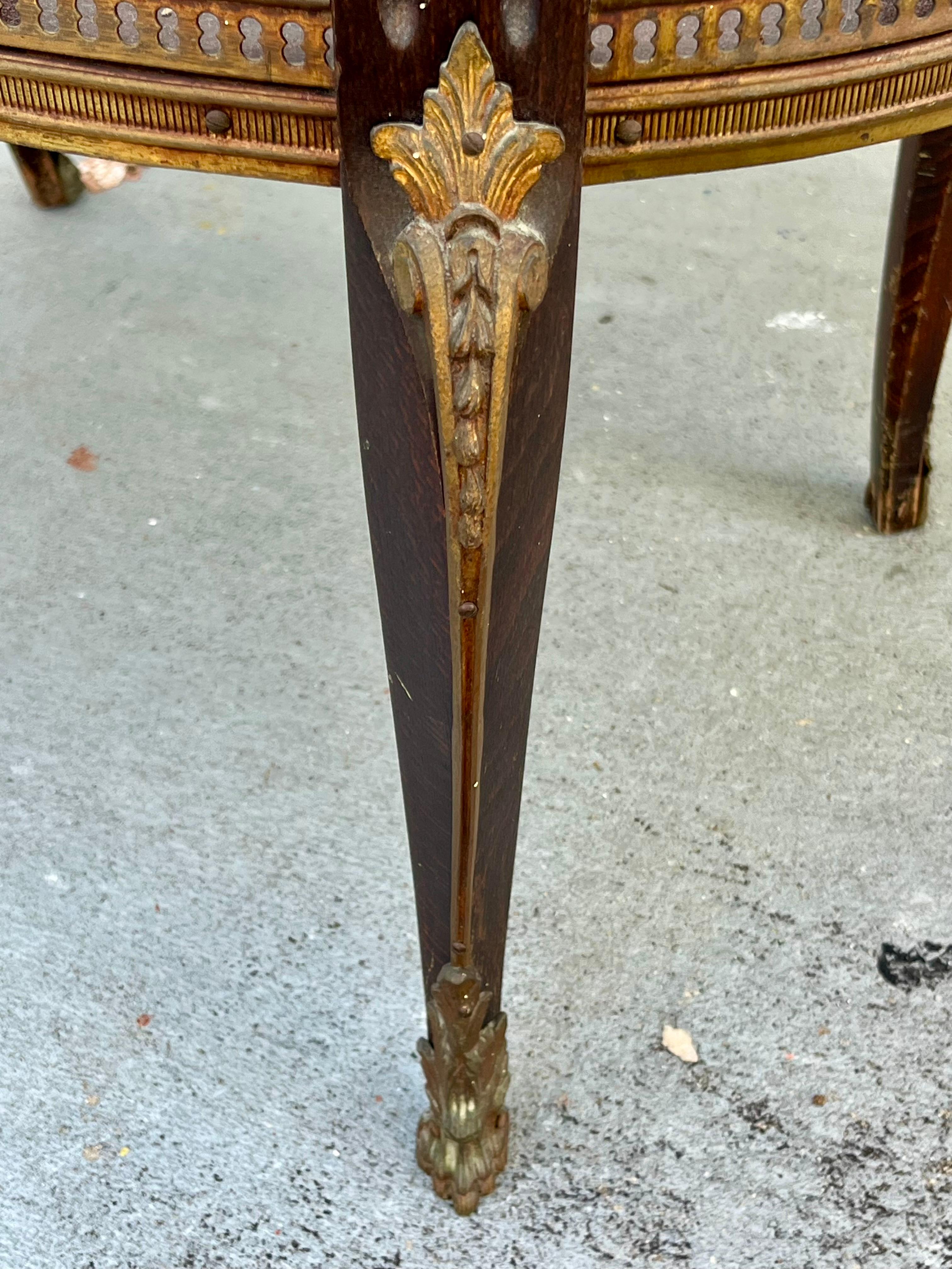 Antique Pair of French Louis XVI Style Side Tables 19th Century 7