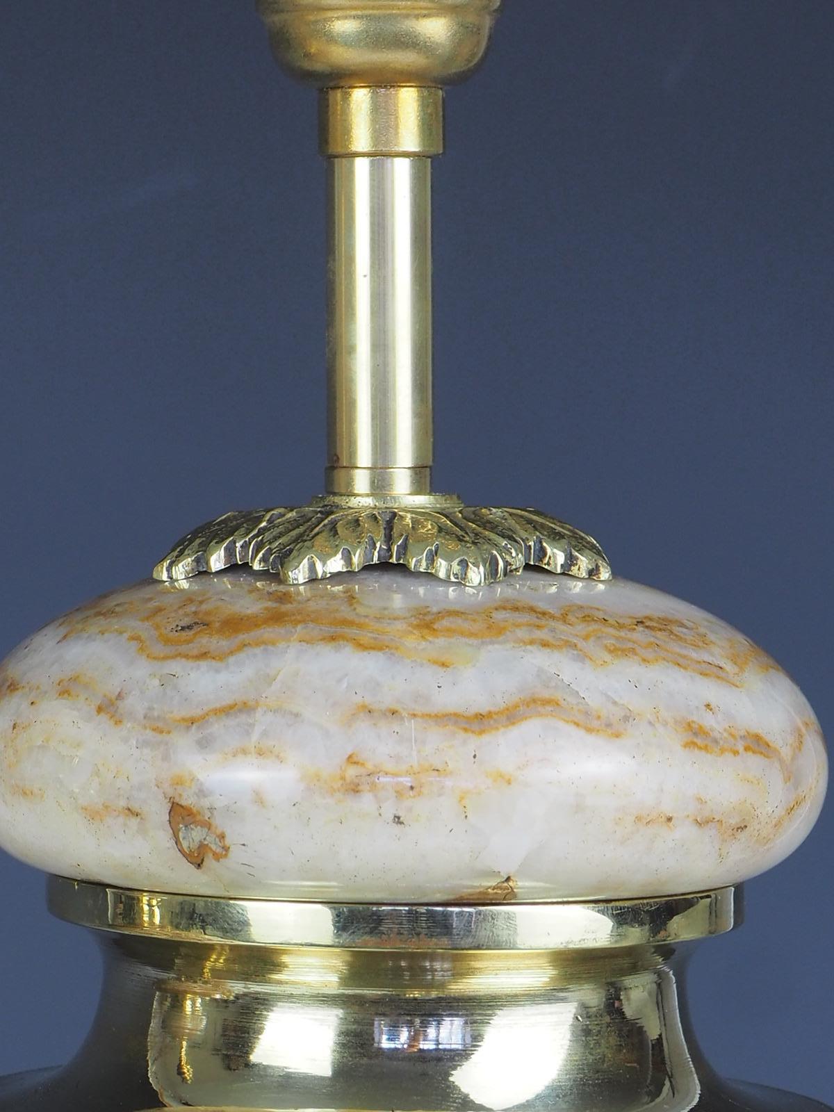Antique Pair of French Ormolu Cassolette Marble Table Lamps For Sale 13