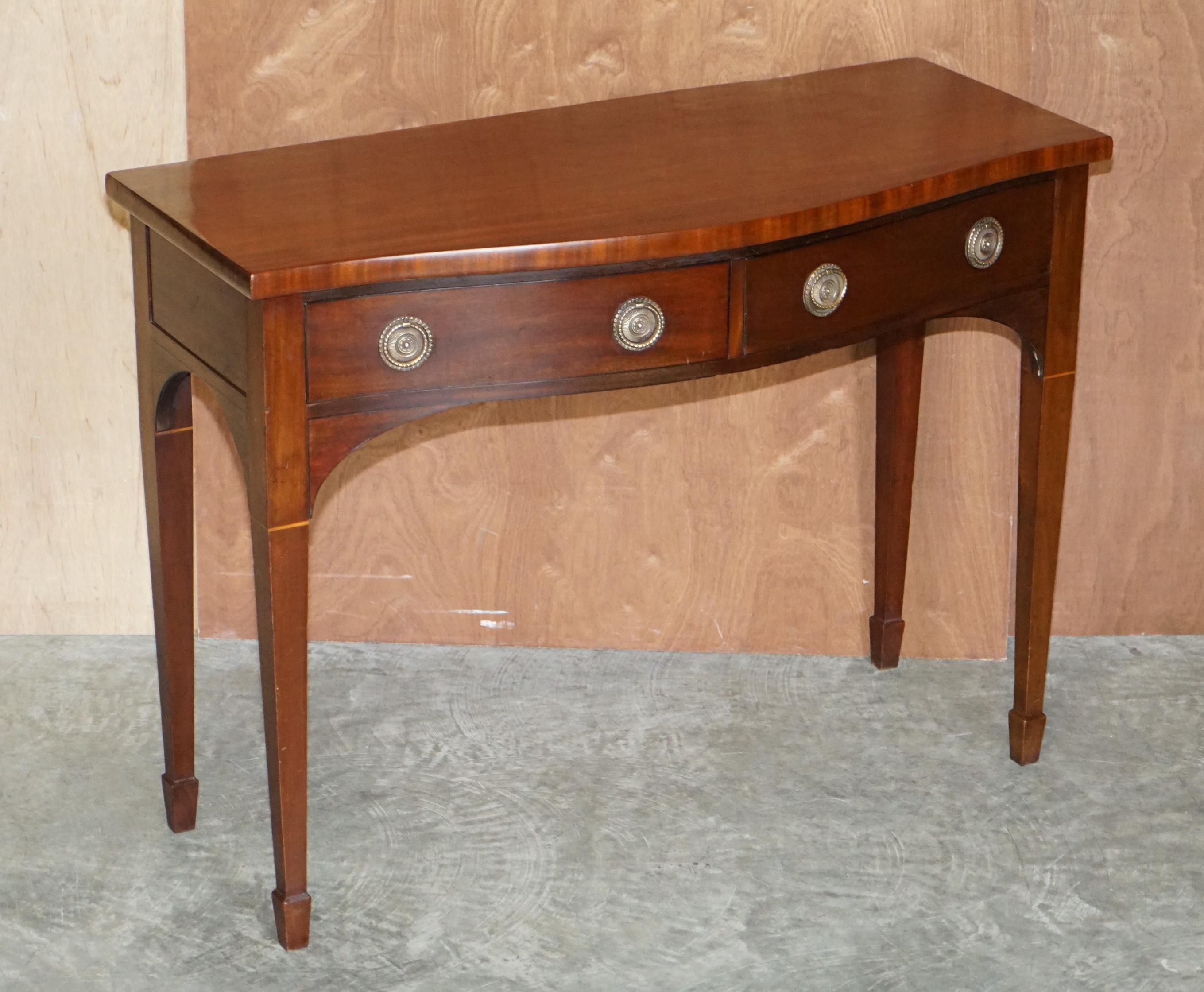 Antique Pair of Full Restored Howard & Son's Console Table Sideboards Stamped For Sale 6