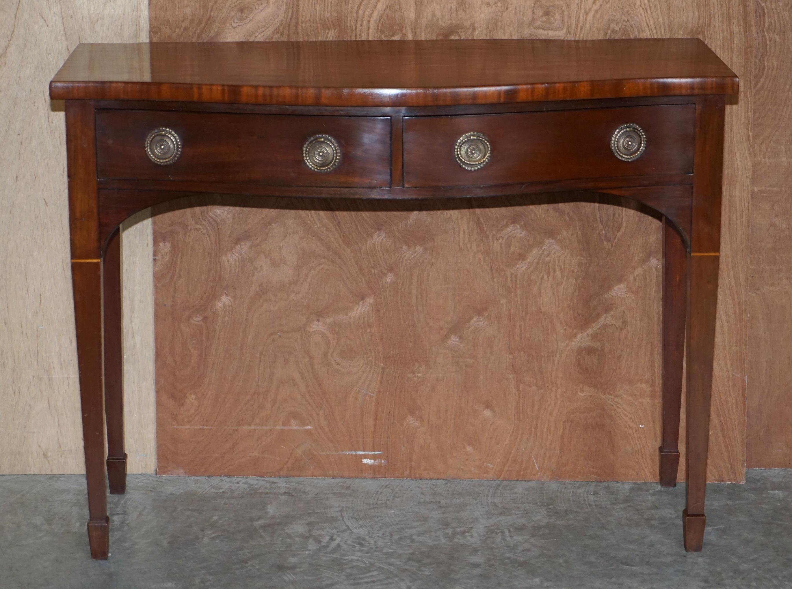 Antique Pair of Full Restored Howard & Son's Console Table Sideboards Stamped For Sale 7